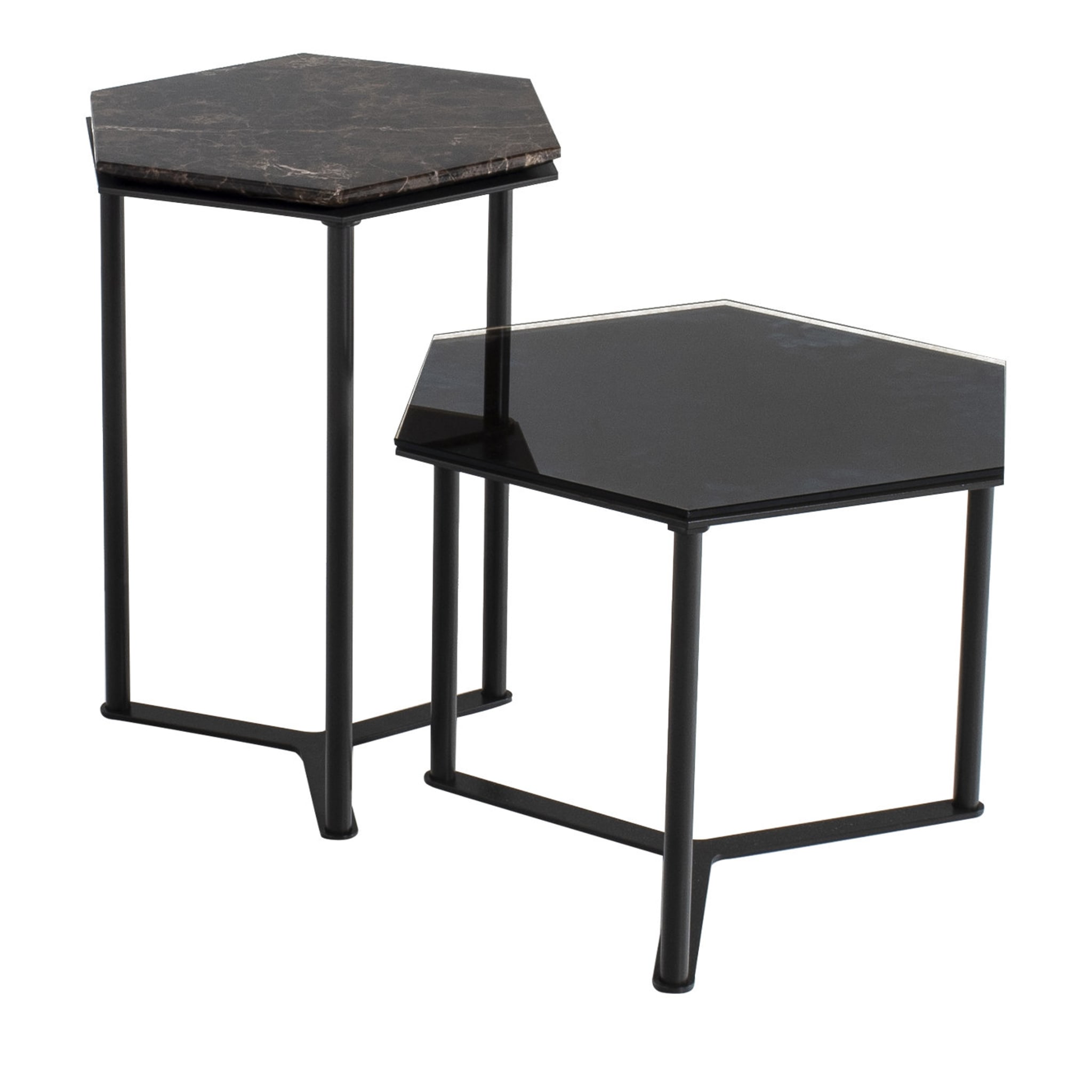 Set of 2 Six Serving Tables - Main view
