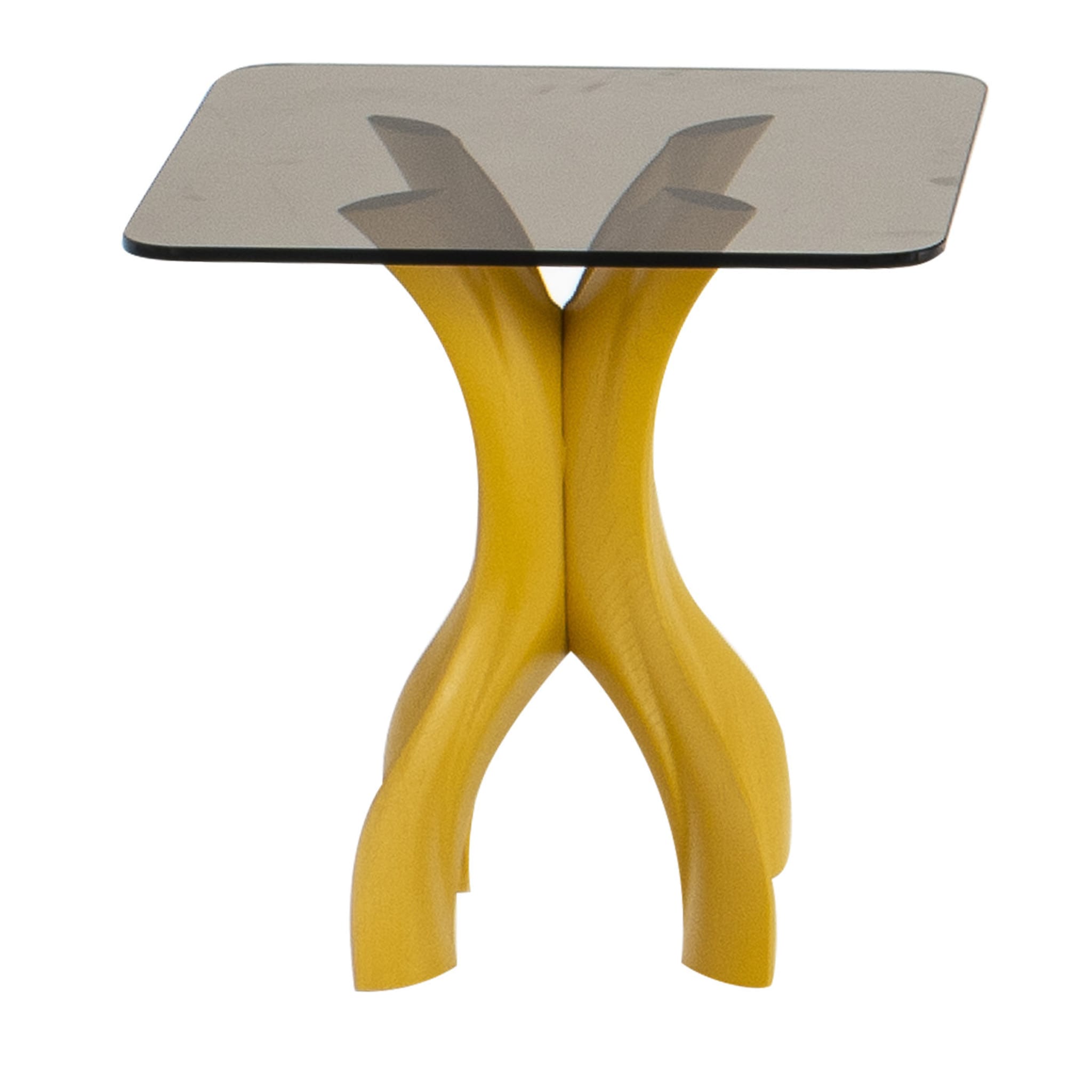 Cross Side Table Yellow - Main view
