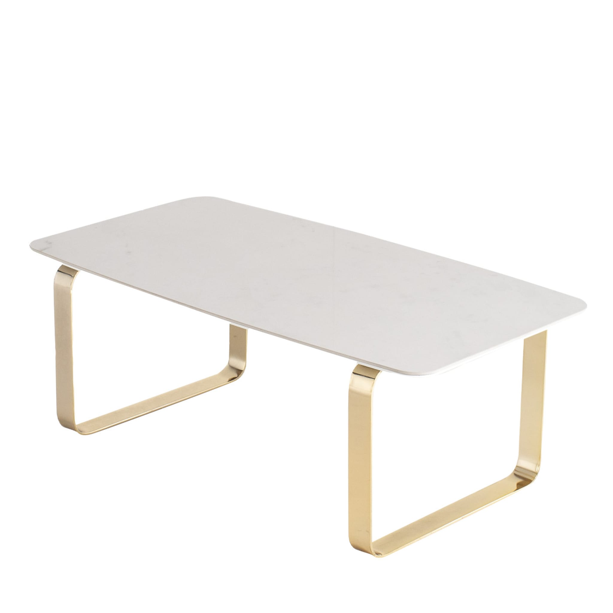 Plus White and Gold Coffee Table - Main view