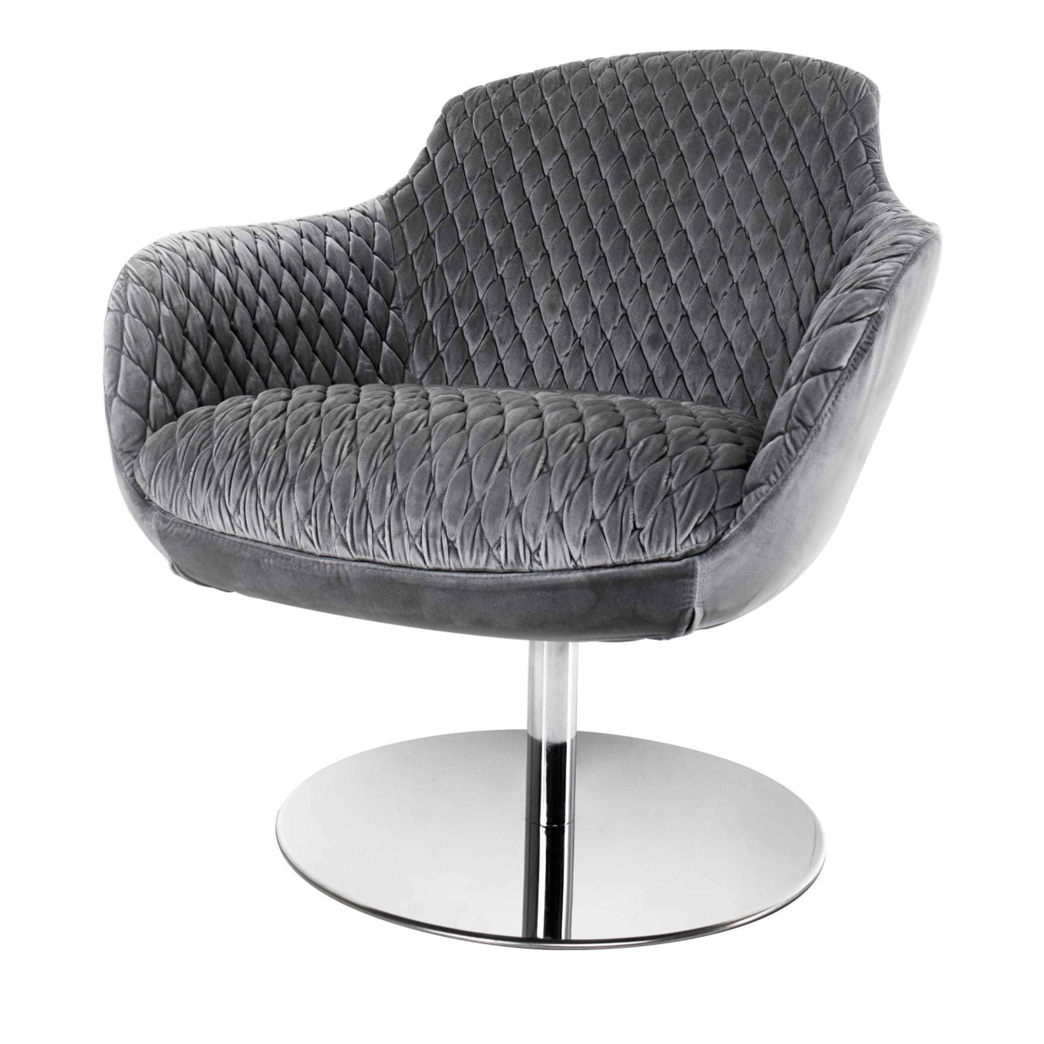 Miley Armchair Silver Base - Main view