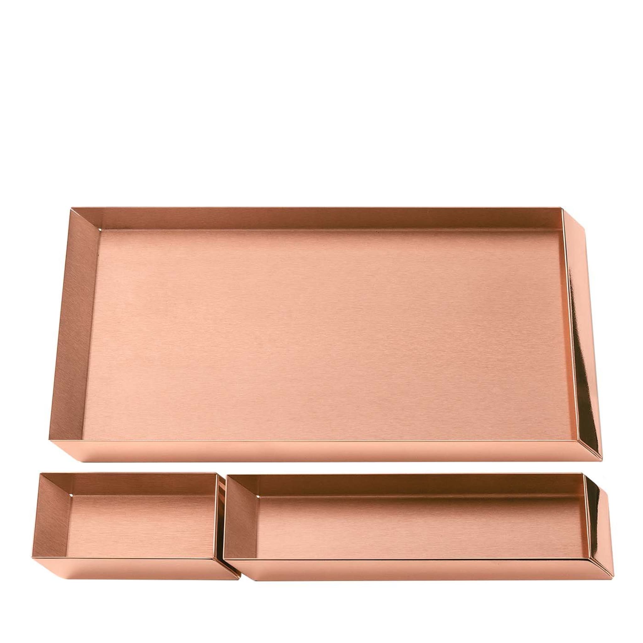 Axonometry Copper Tray Set by Elisa Giovannoni - Main view