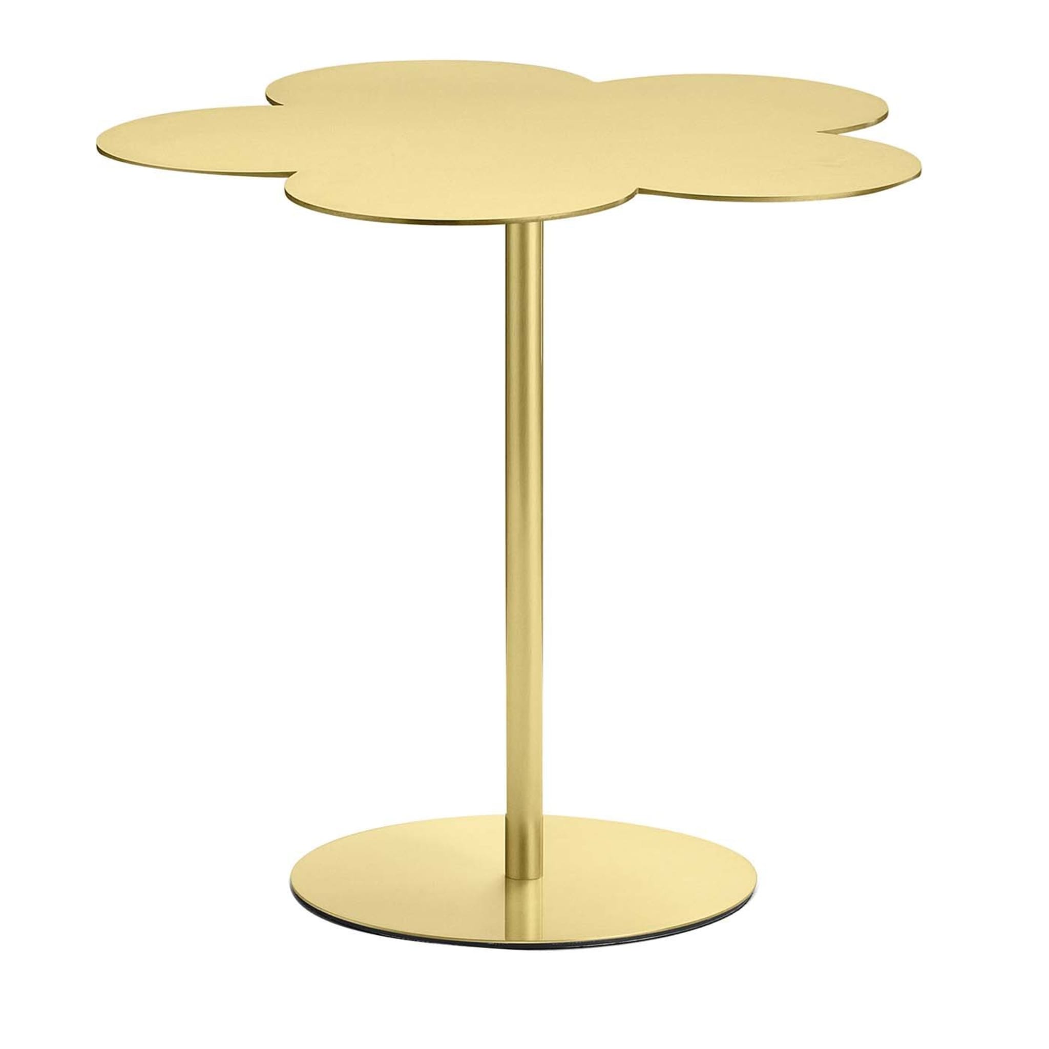 Flowers Large Brass Side Table by Stefano Giovannoni - Main view