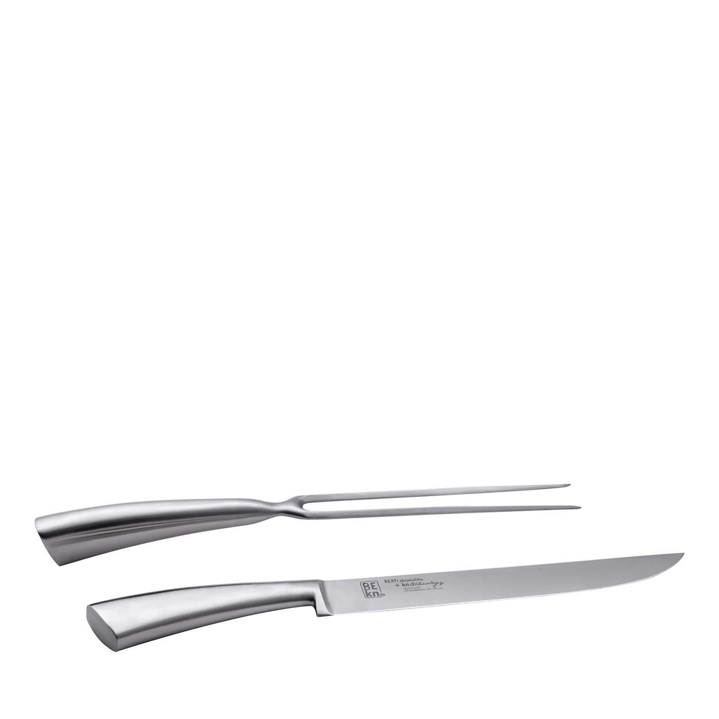 Set of Roasting Knife and Carving Fork - KnIndustrie