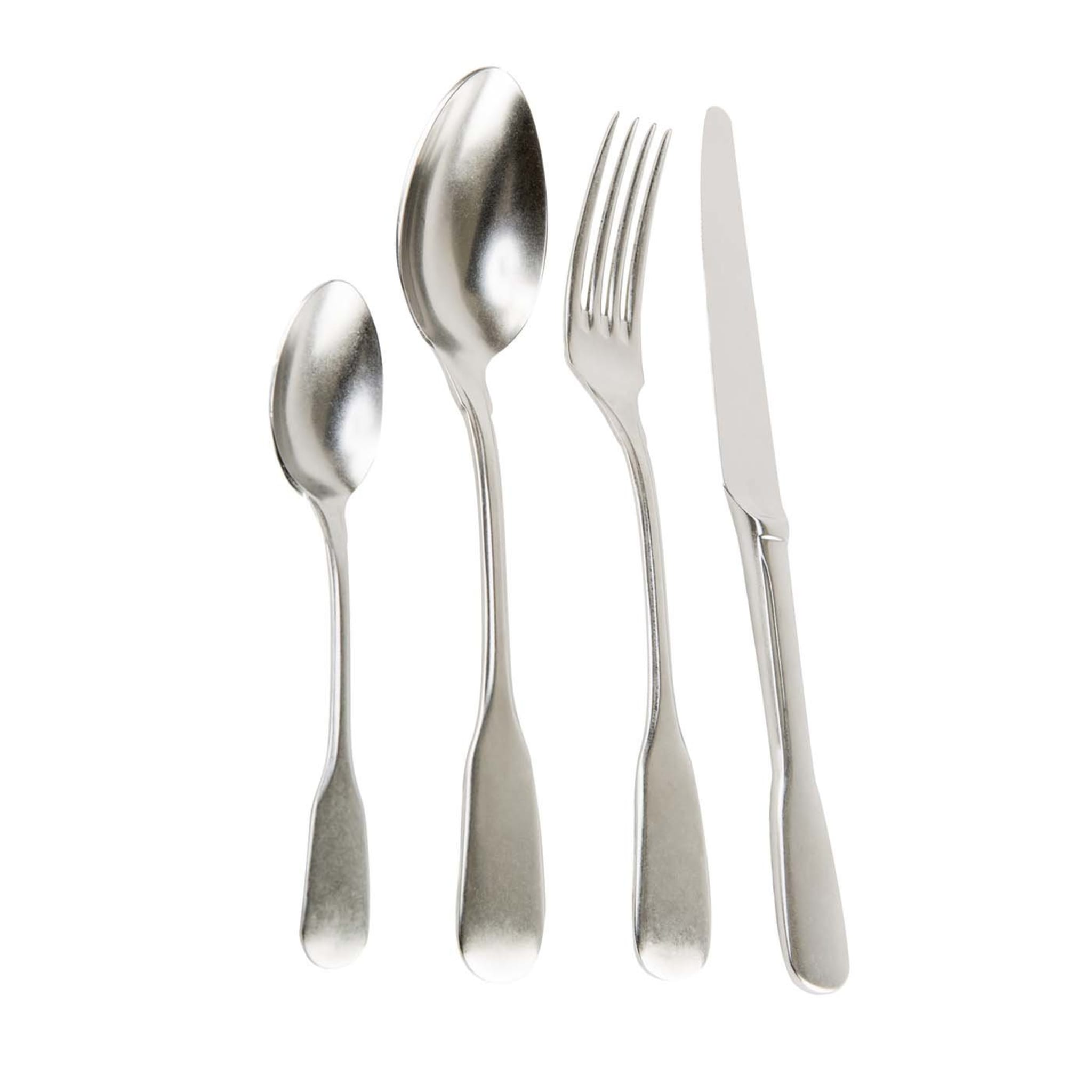 Set of 24 Pieces of Cutlery - Brick Lane Collection Silver - Main view