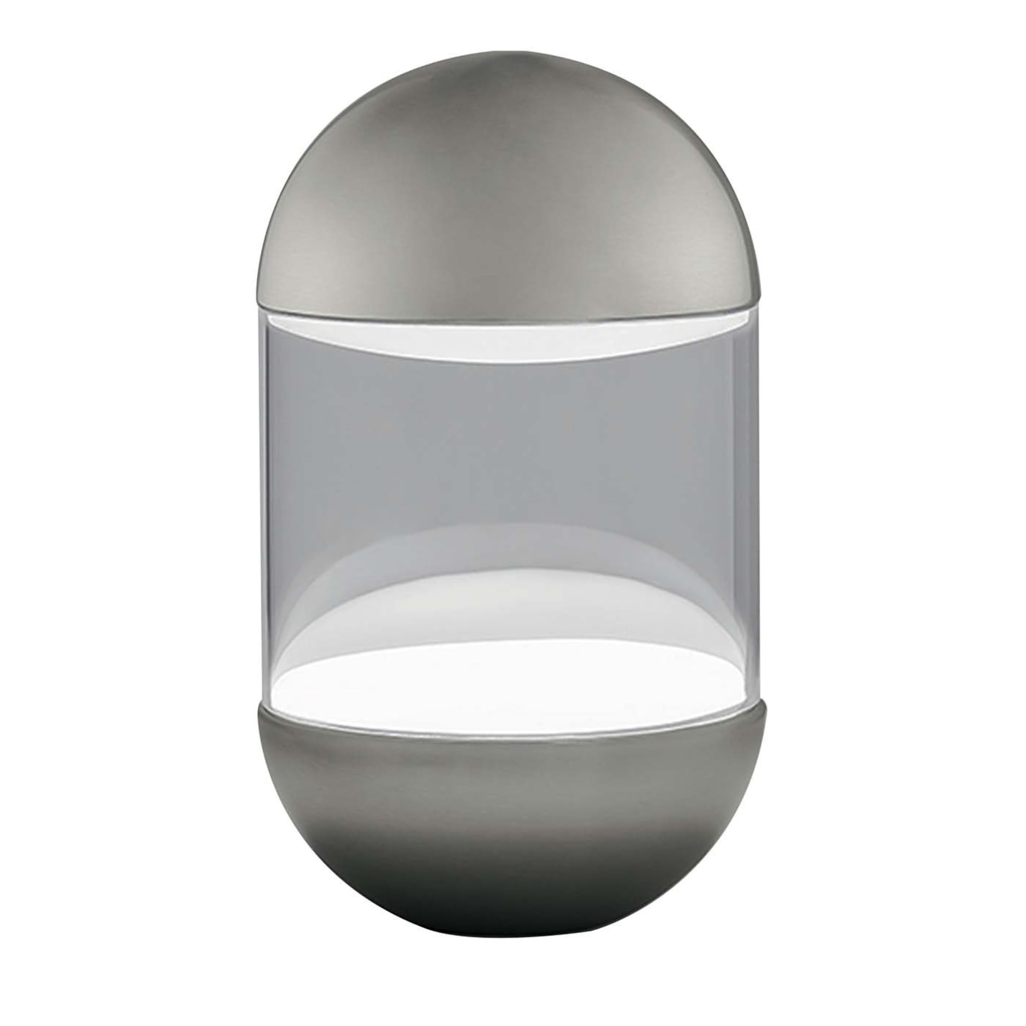 Pillola Tischlampe Nickel von Parisotto + Formenton - Hauptansicht