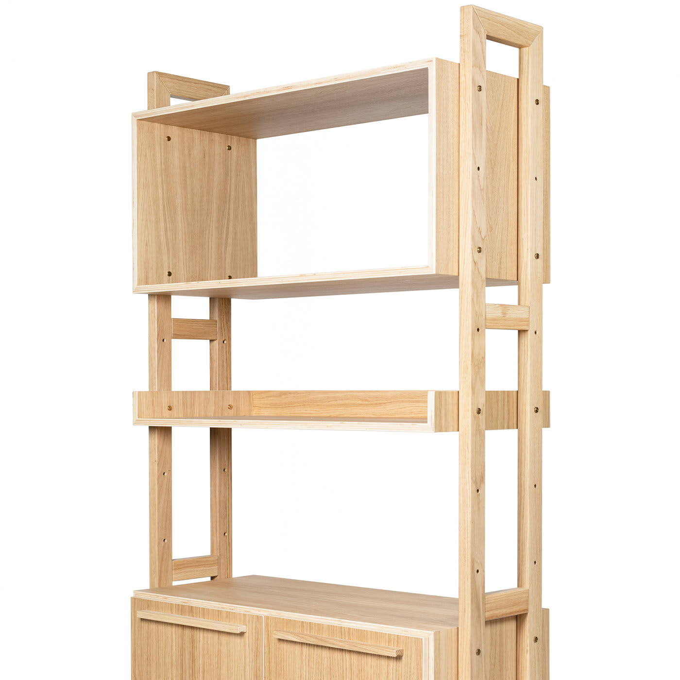 Amazzonia 90 Medium Oak Modular Bookcase - Disegno Mobile