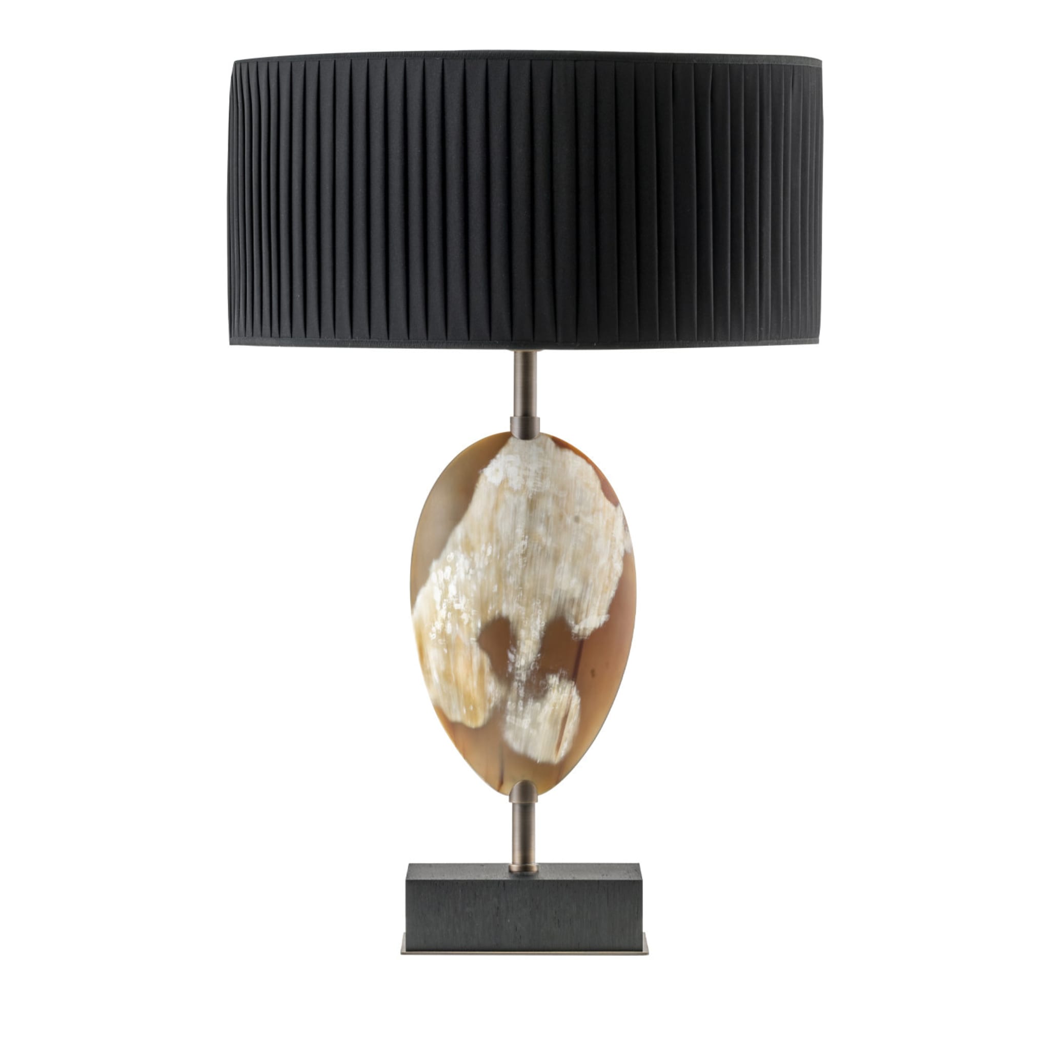 Oak and Horn Table Lamp - Main view