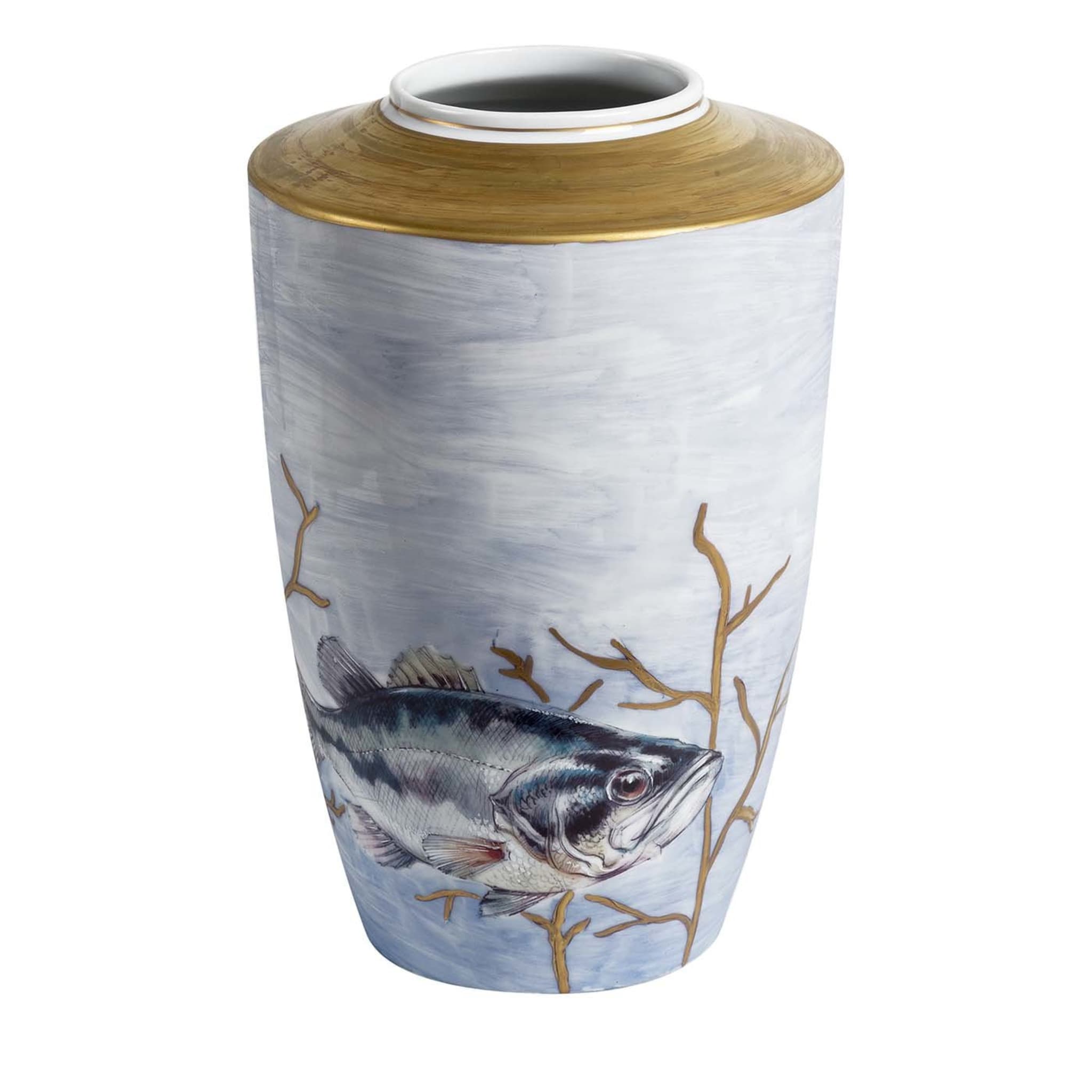 Pesci Vase with Gold Accents - Main view