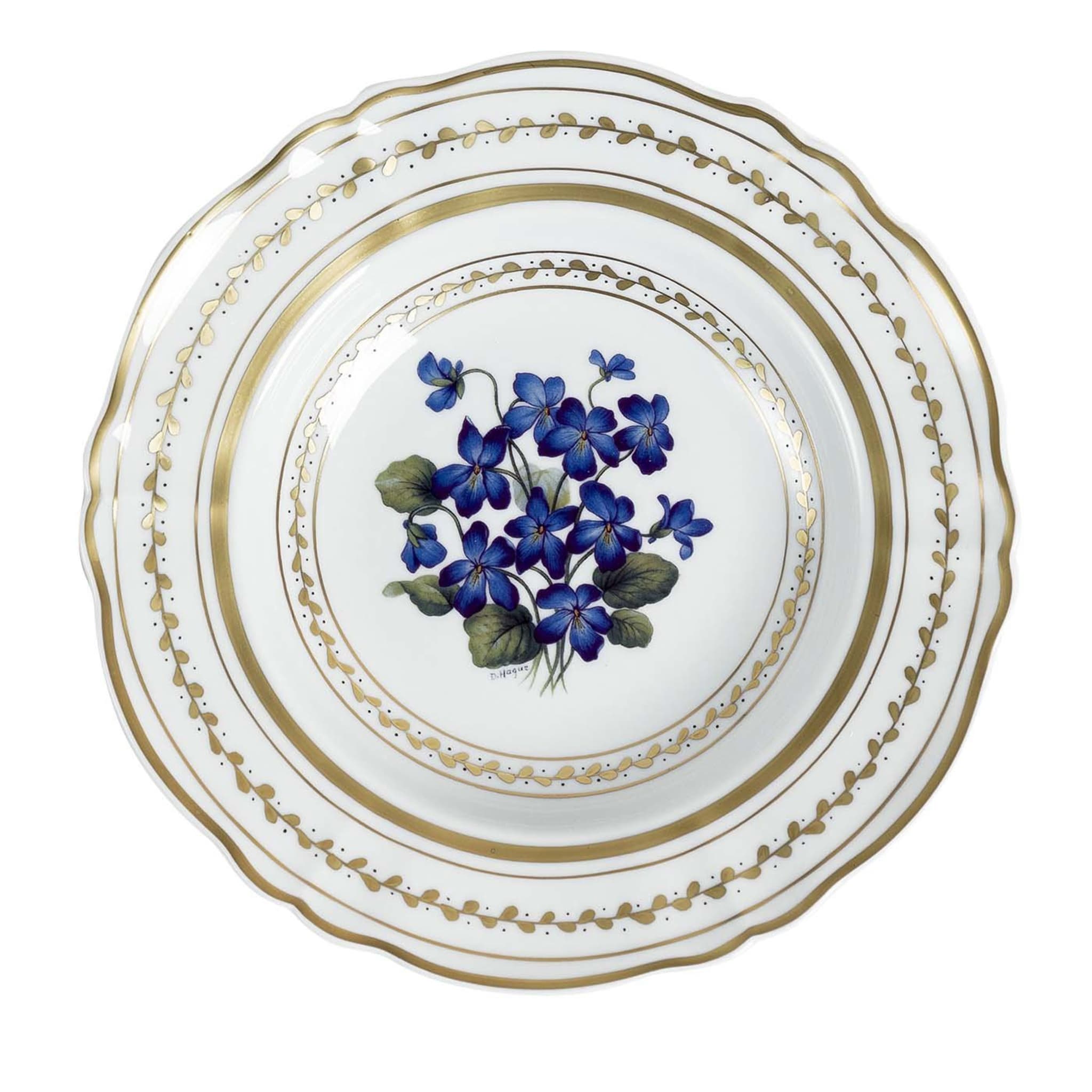 Set of 2 Flowers Soup Plates - Main view