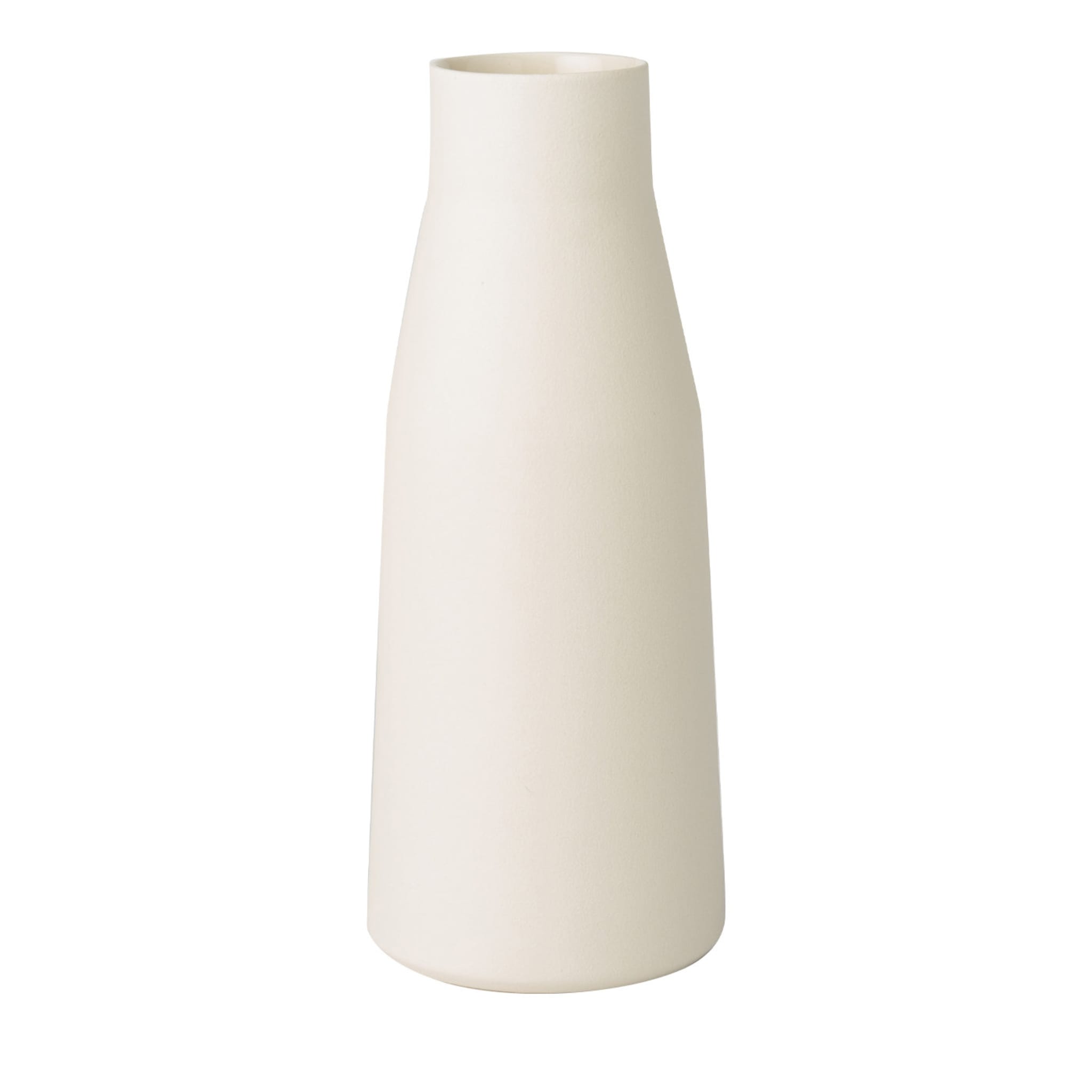 White Ceramic Vase or Carafe - Main view