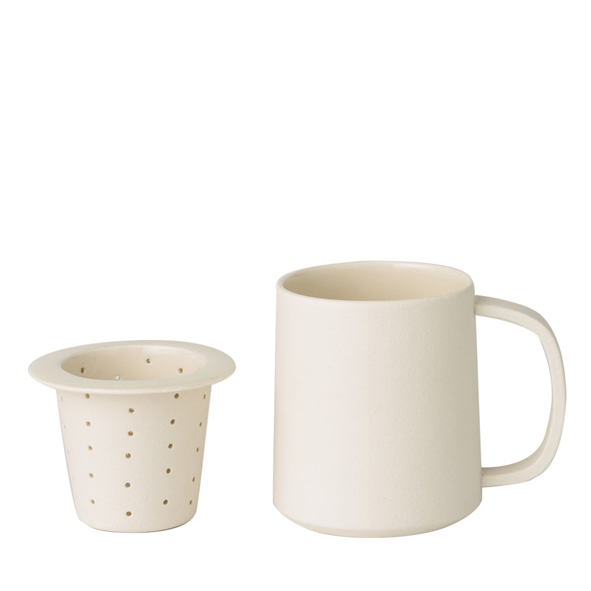 Set of 2 Ceramic Mugs with Two Infusers - Main view