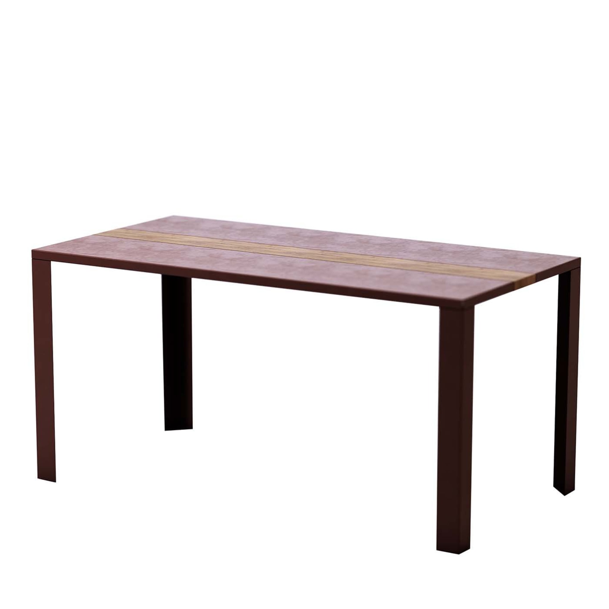 Linear Corten Steel Table - Main view