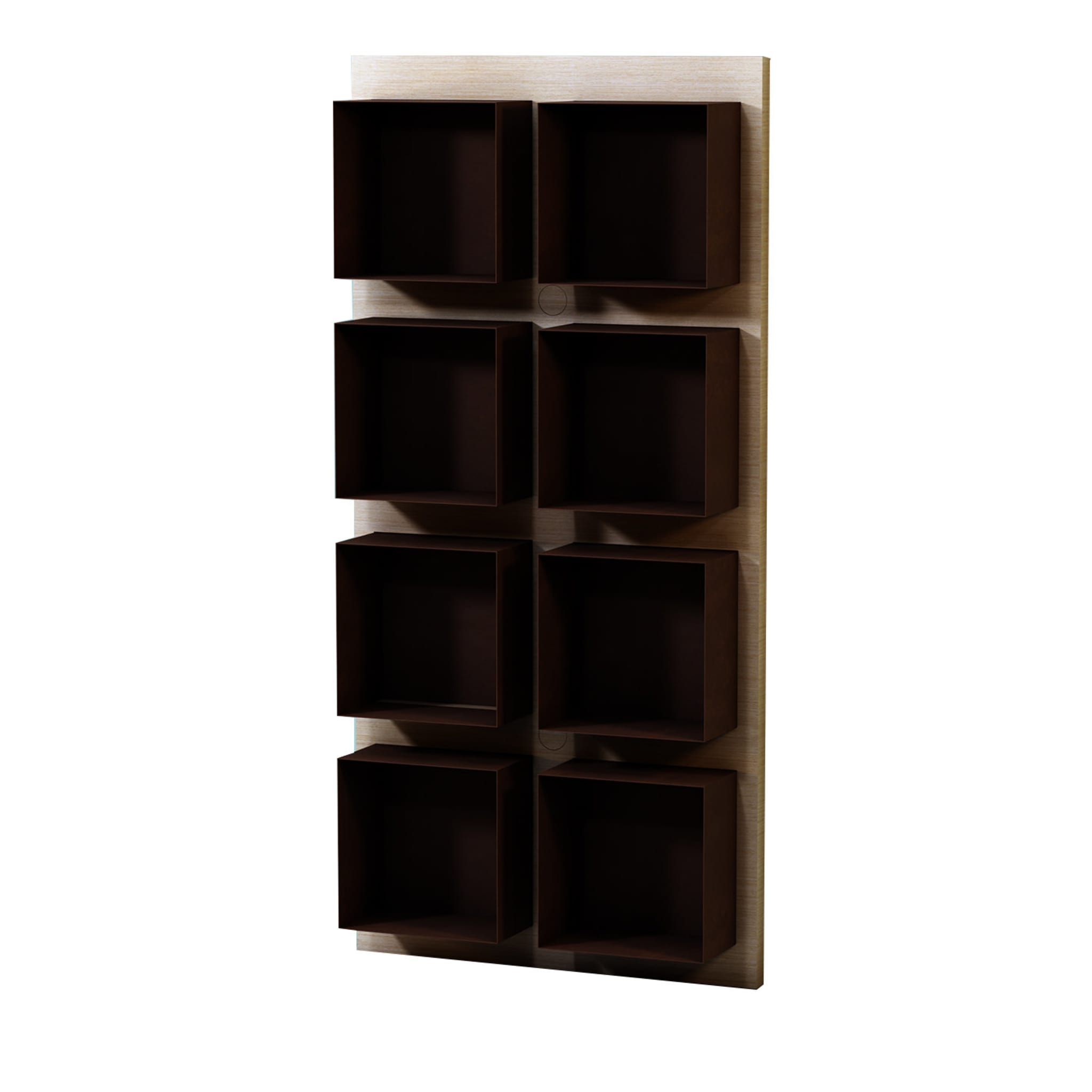 Modulo Corten Steel Bookcase - Main view