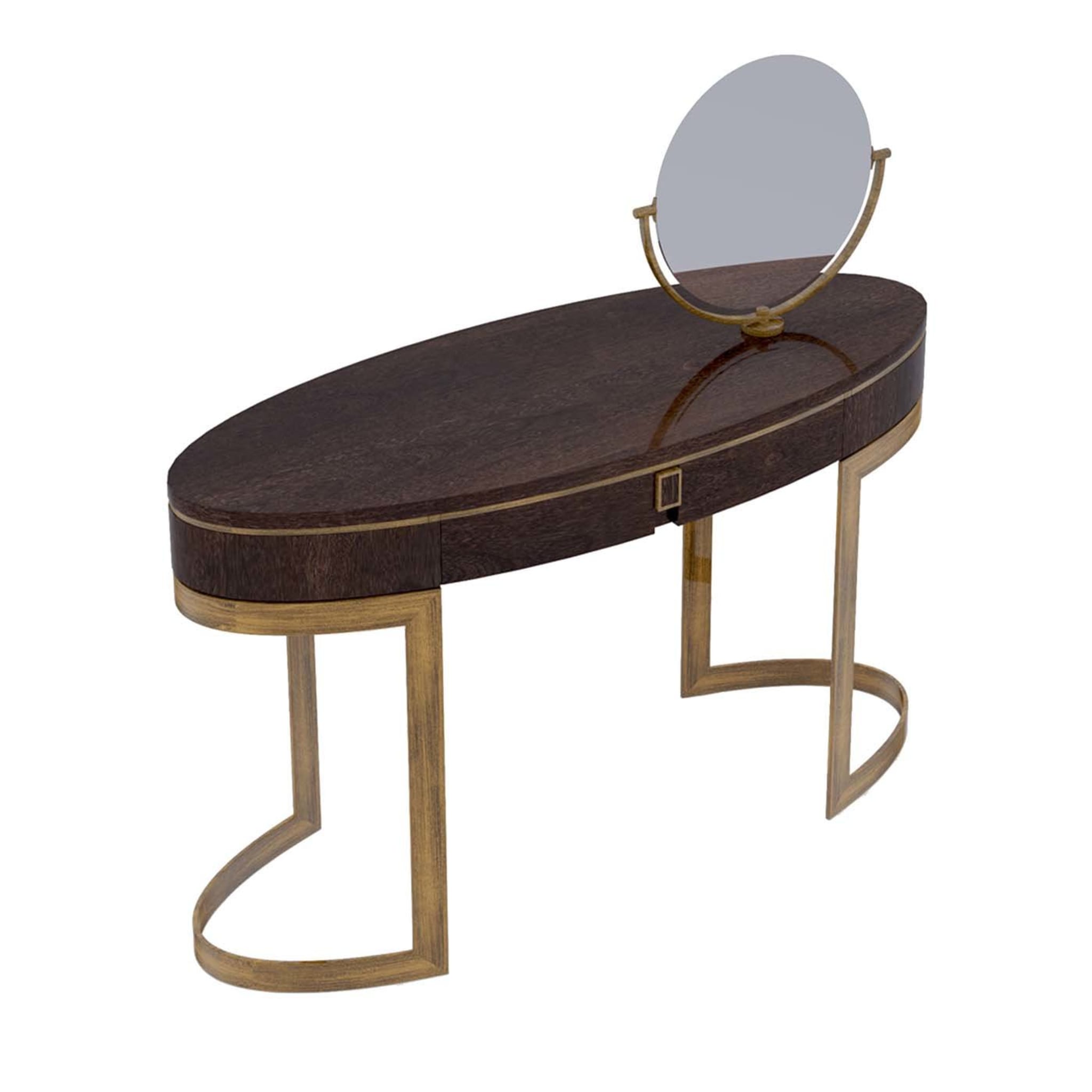 Wooden Vanity Table with Mirror FB Collection - Main view