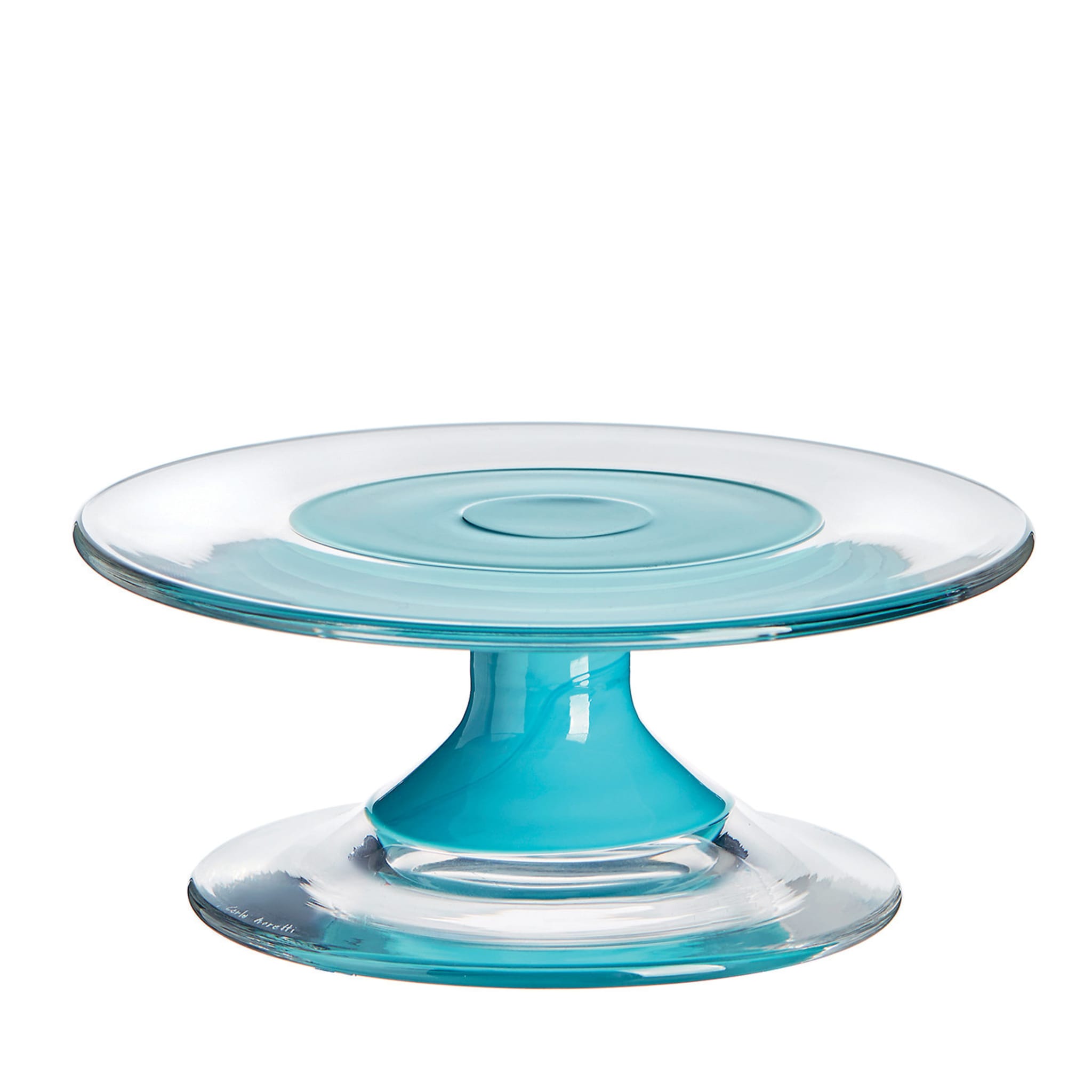 Madeleine Cake Stand Green Teal  - Main view