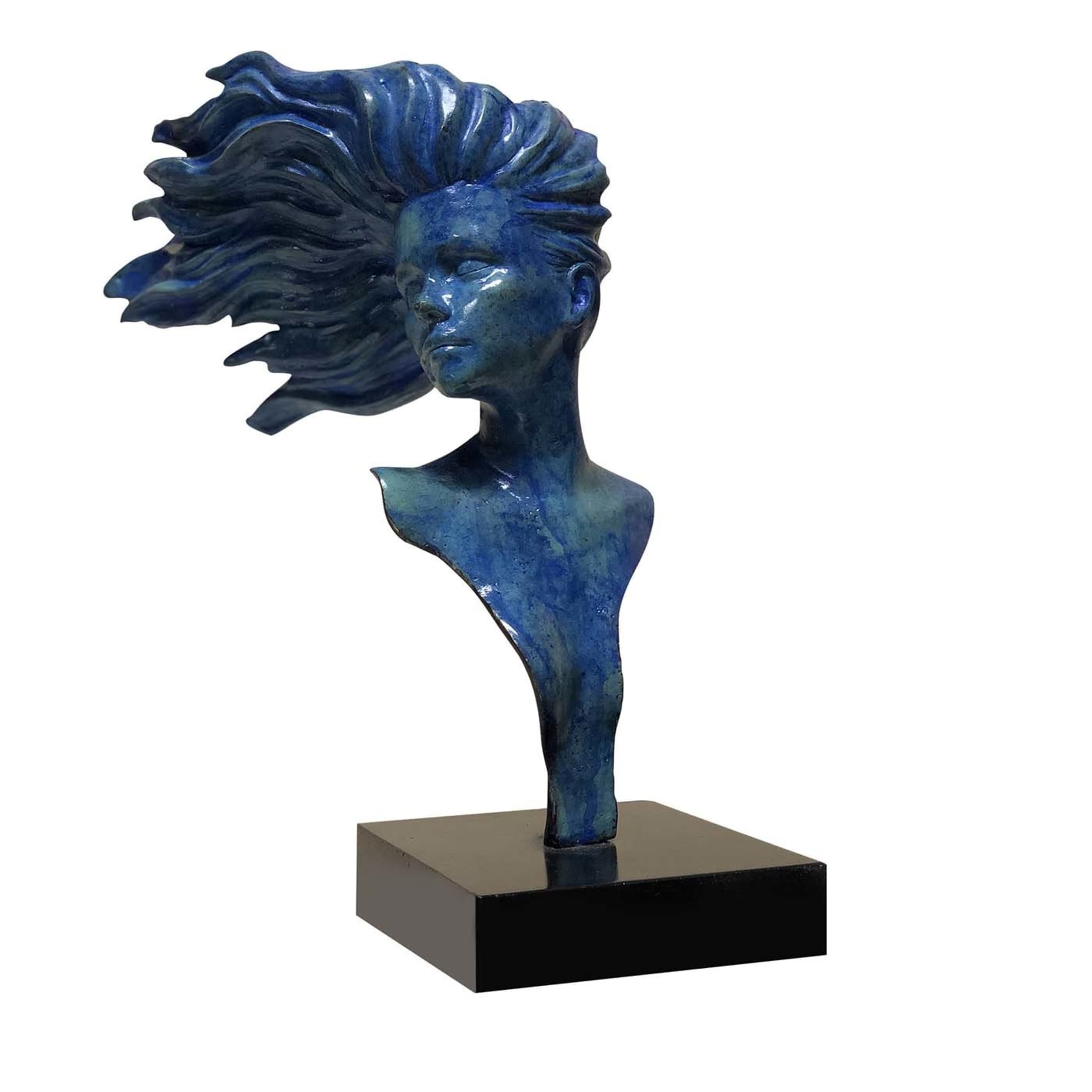 Frau im Wind Skulptur - Hauptansicht