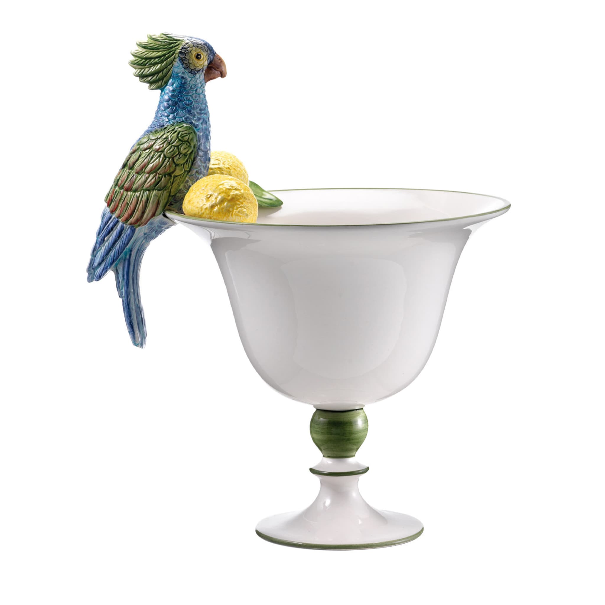Handpainted Parrot Vase - Main view