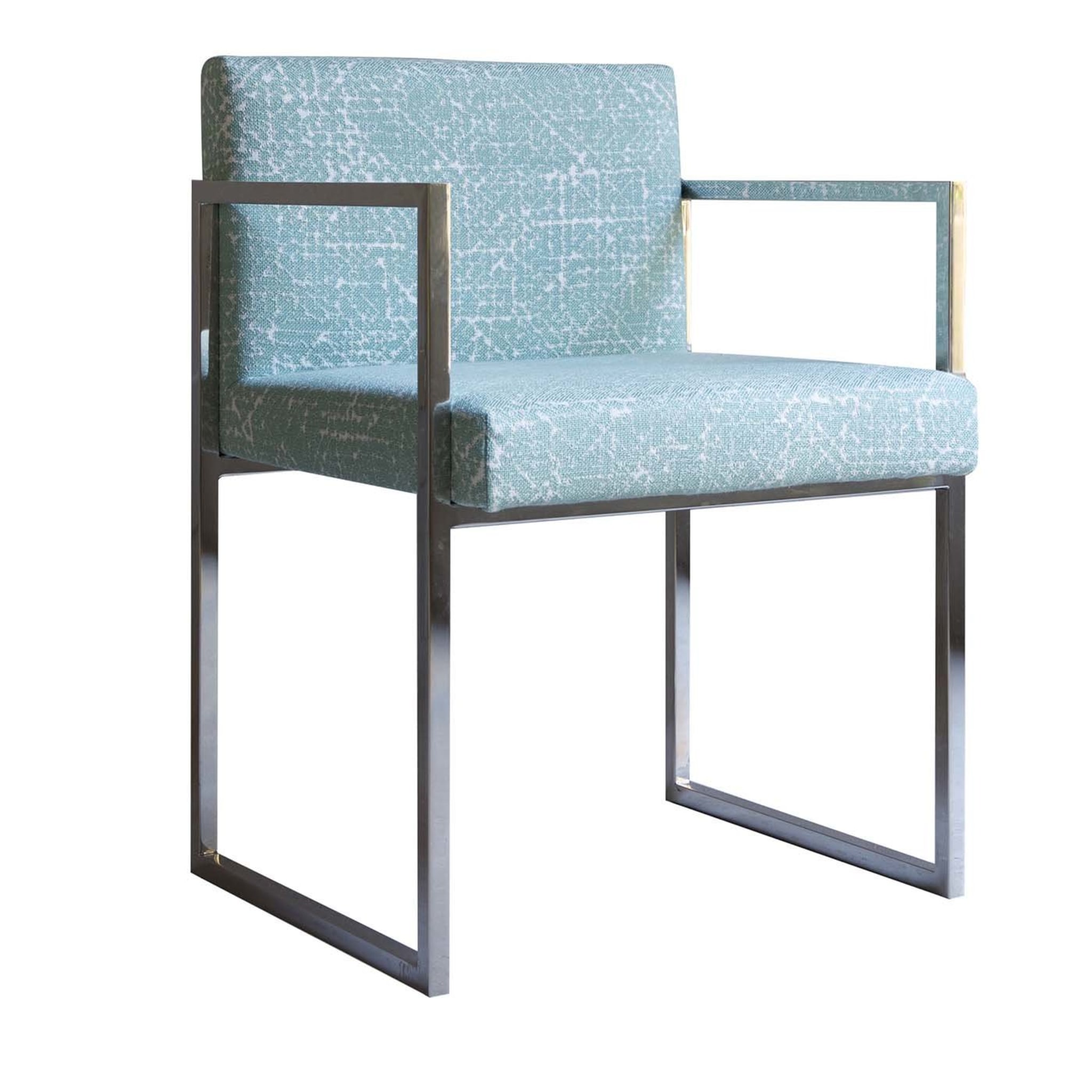 Blauer Paris-Stuhl für draußen von Gianna Farina & Marco Gorini - Hauptansicht