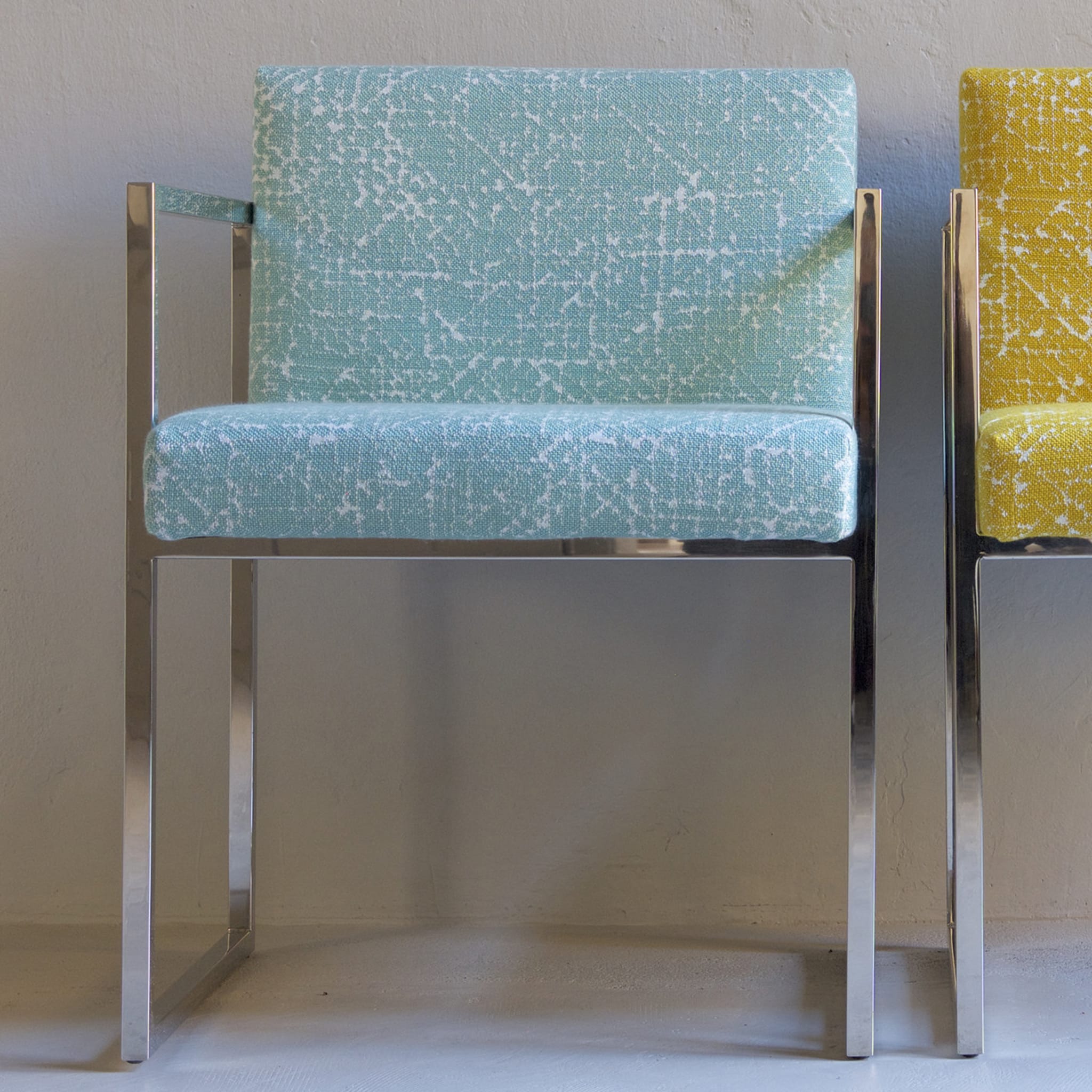 Blue Paris Outdoor Chair by Gianna Farina & Marco Gorini - Alternative view 4
