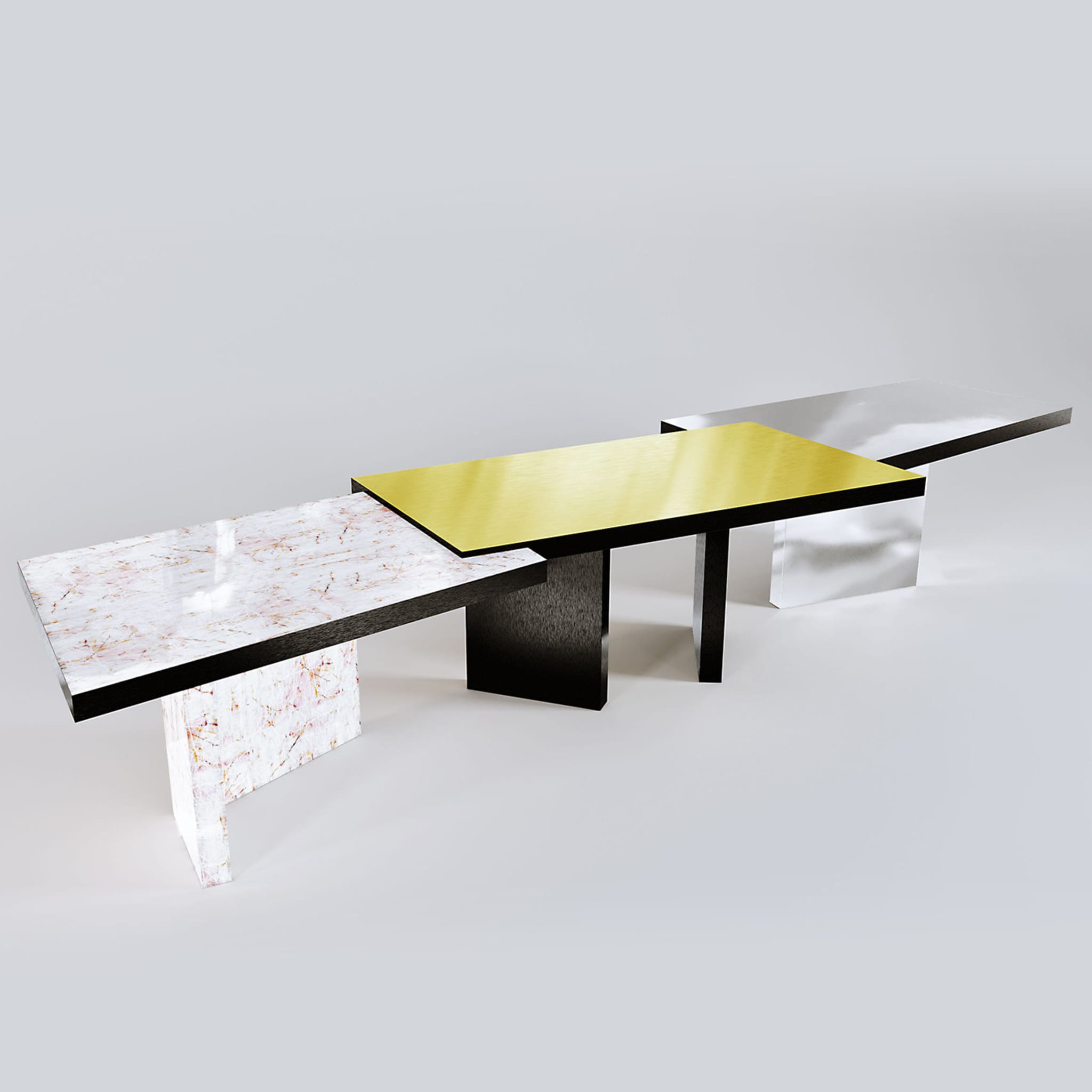 Riflessi Sculptural Table #3 by Gianna Farina - Alternative view 1
