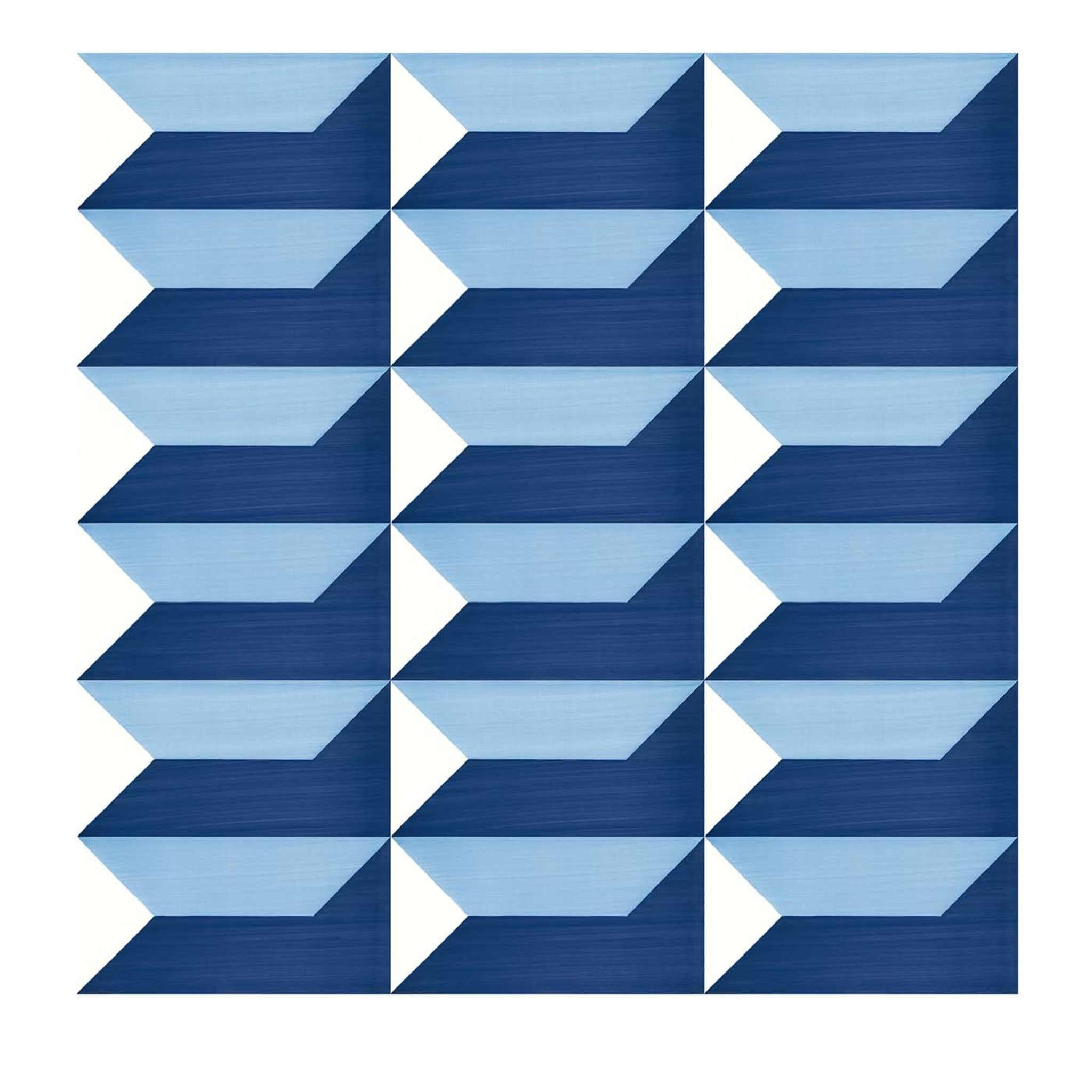 Set of 25 Tiles Blu Ponti Decoration Type 16 by Gio Ponti - Main view