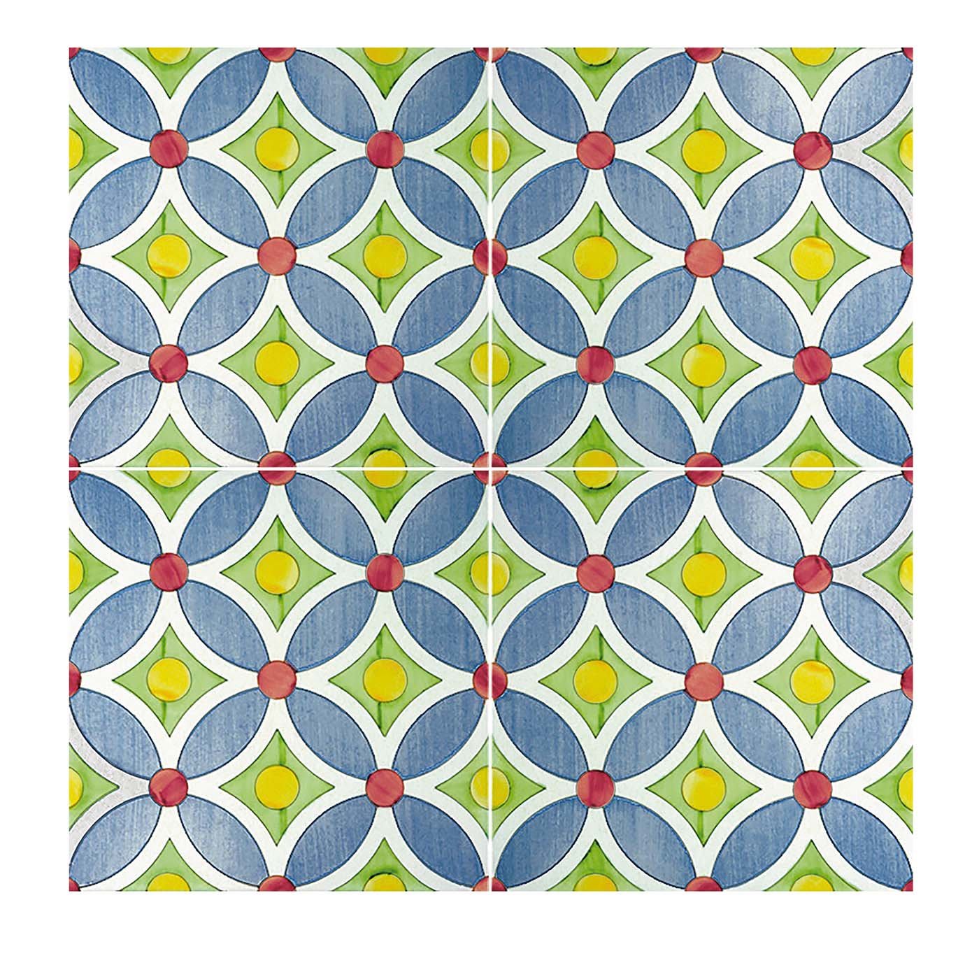 Lineamenti Tari' Set of 25 Ceramic Tiles - Francesco De Maio