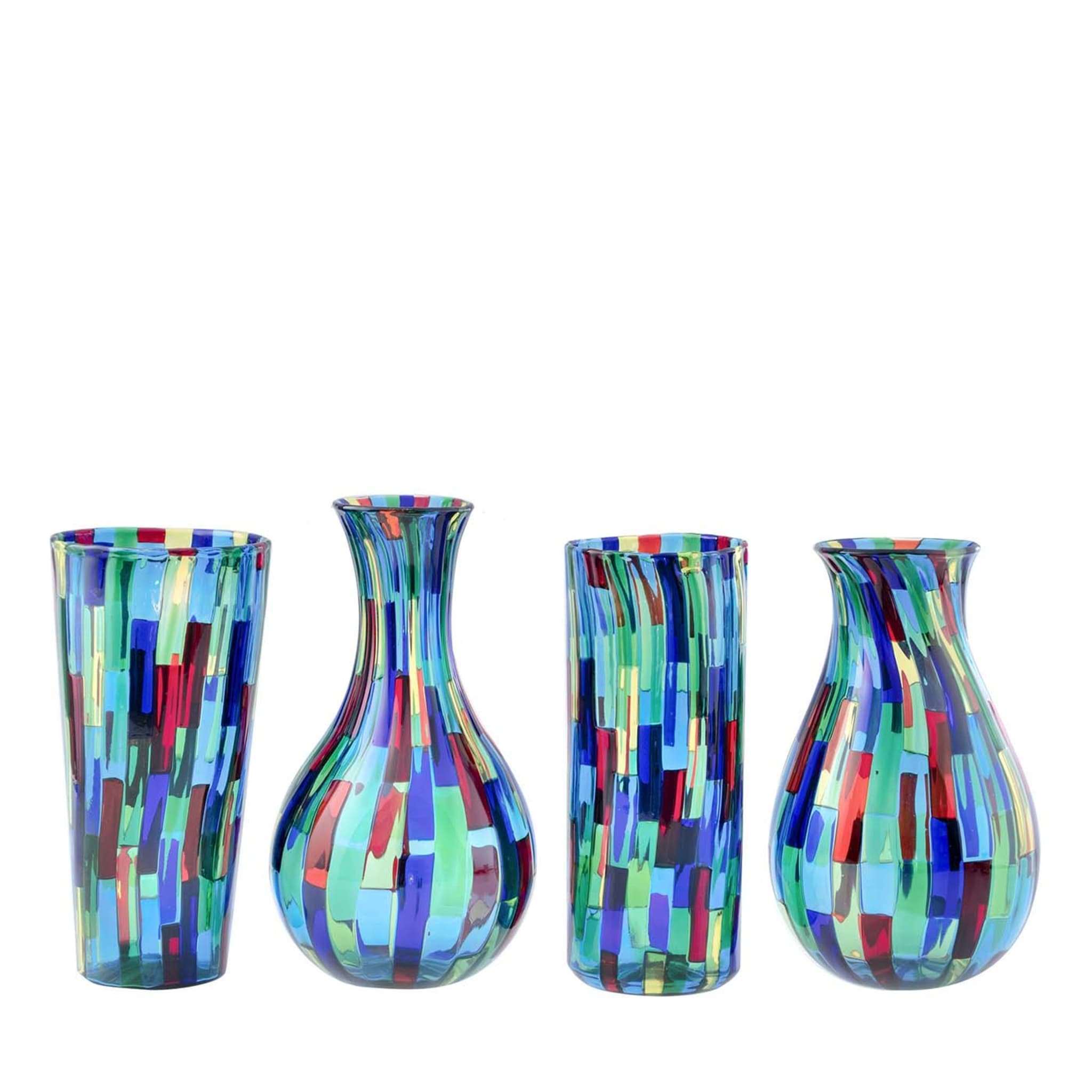 Set Of 4 Acquamarina Vases by Angelo Ballarin - Main view