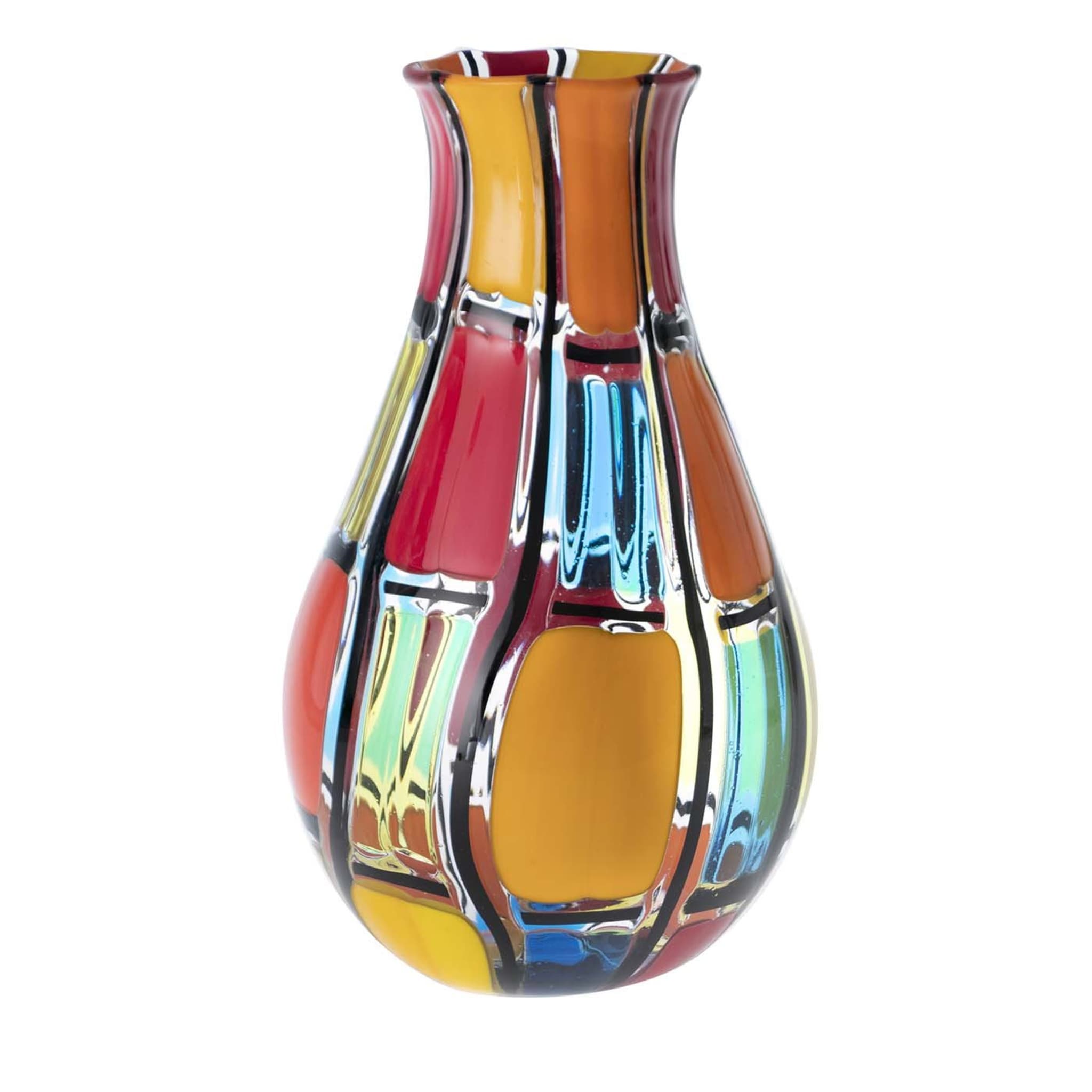 Klassische Quadri-Vase von Angelo Ballarin - Hauptansicht