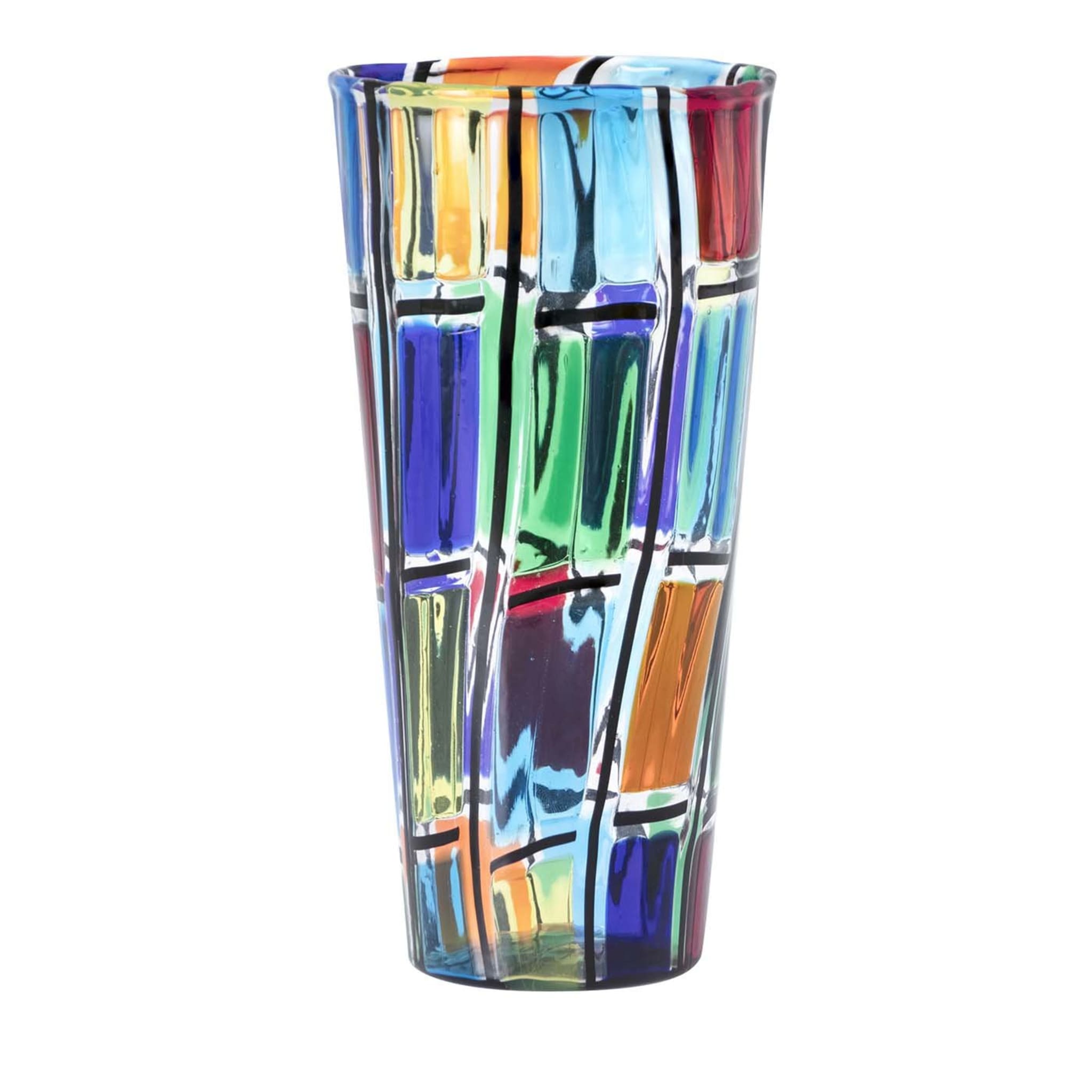 Carnevale Conical Vase by Angelo Ballarin - Main view