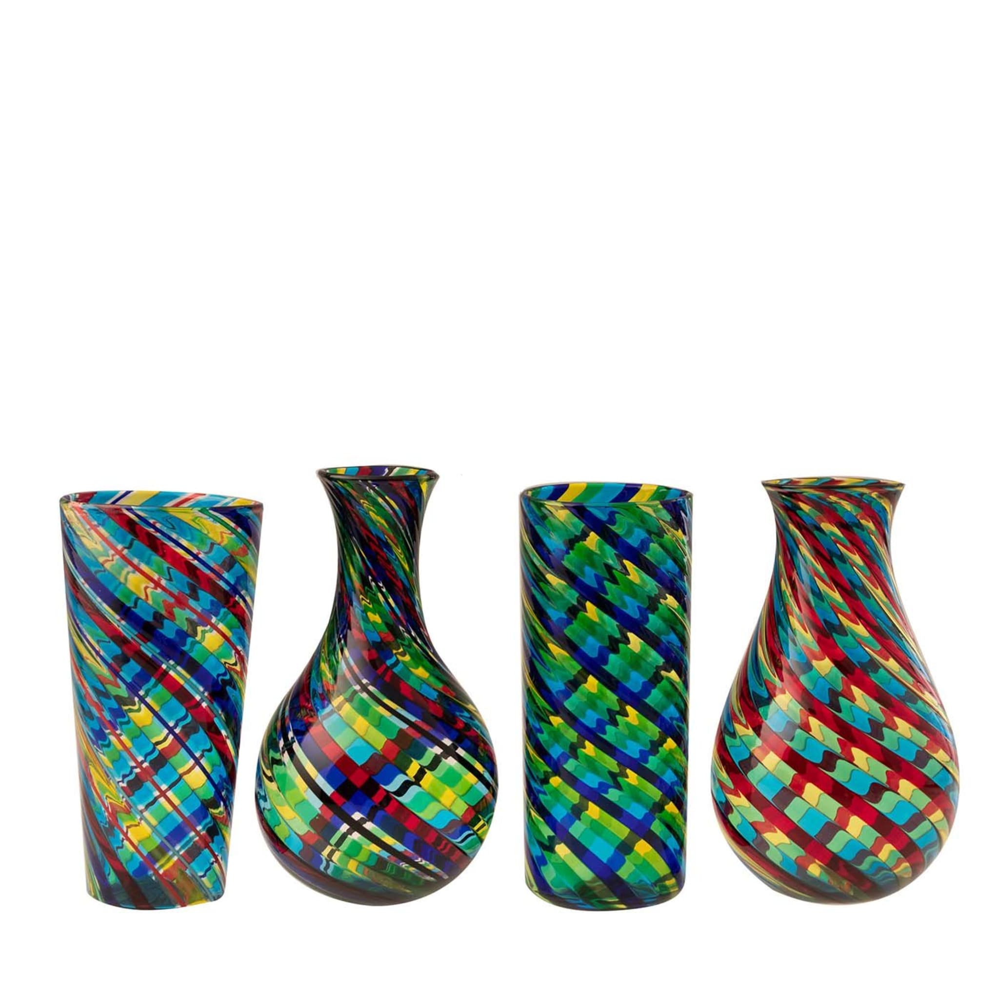 Set of 4 Filigree Vases by Angelo Ballarin - Main view