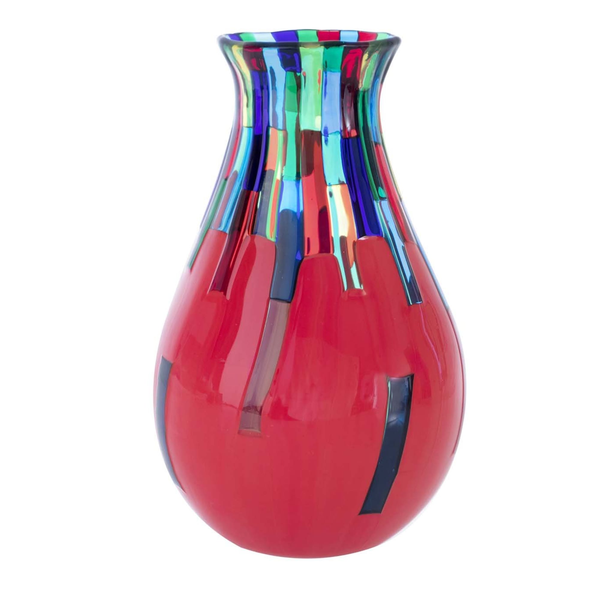 Classic Bloom Vase Red by Angelo Ballarin - Main view