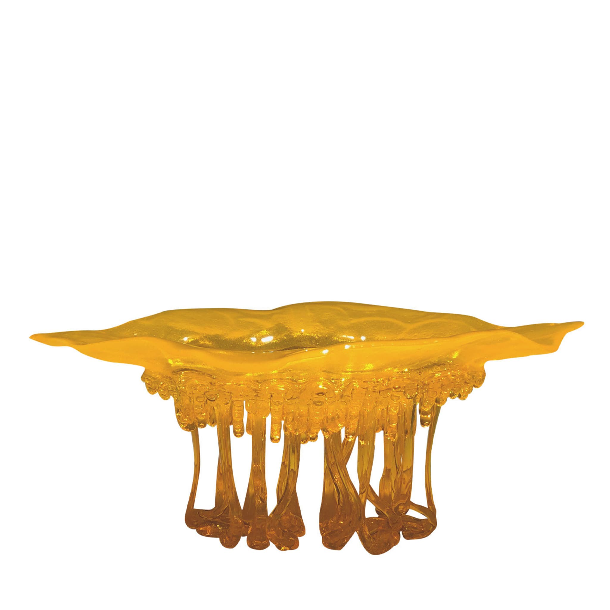 Golden Drop Murano Glass Sculpture  - Main view