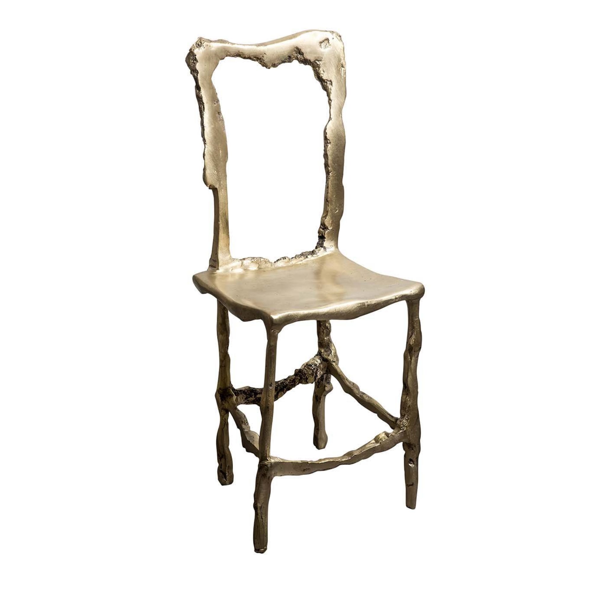 Chaise décorative Scultura en laiton moulé - Vue principale