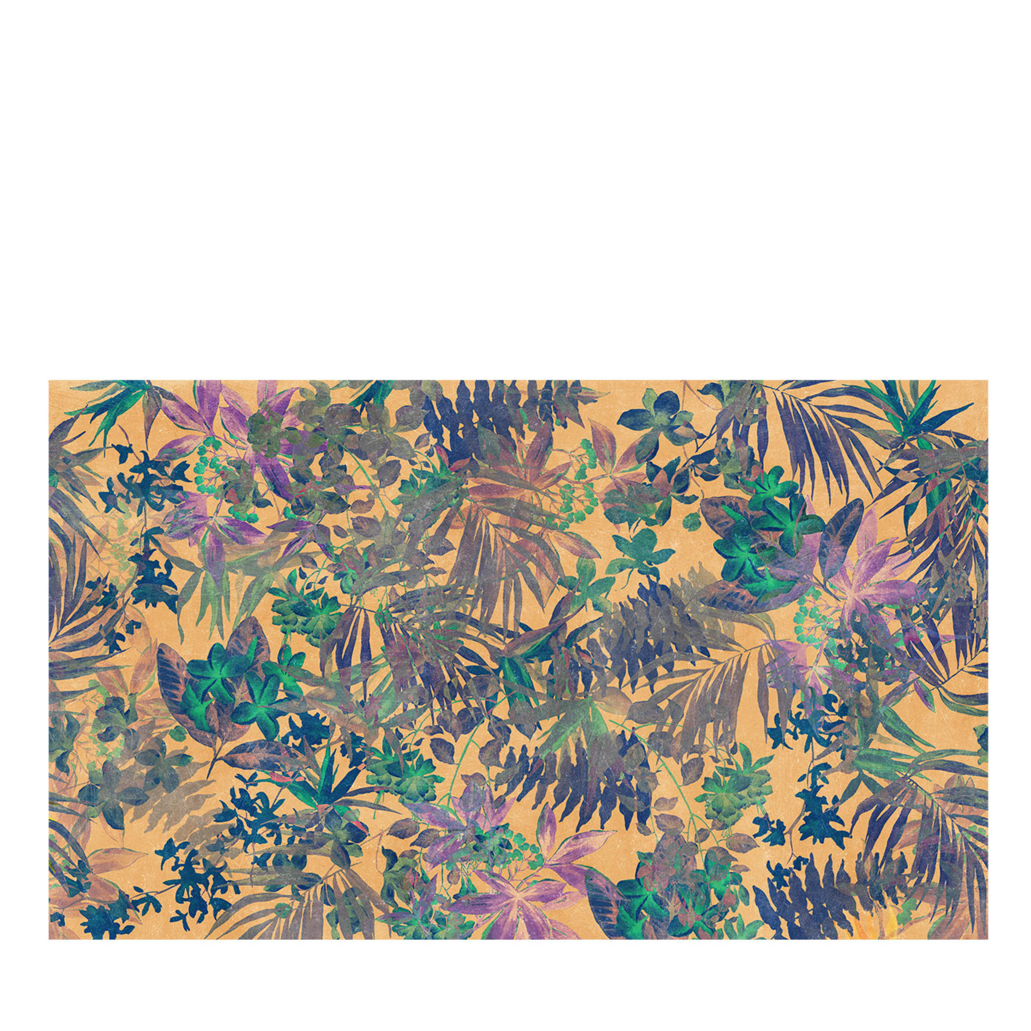 Papier peint Rainforest Yellow by Alice Carmen Goga - Vue principale