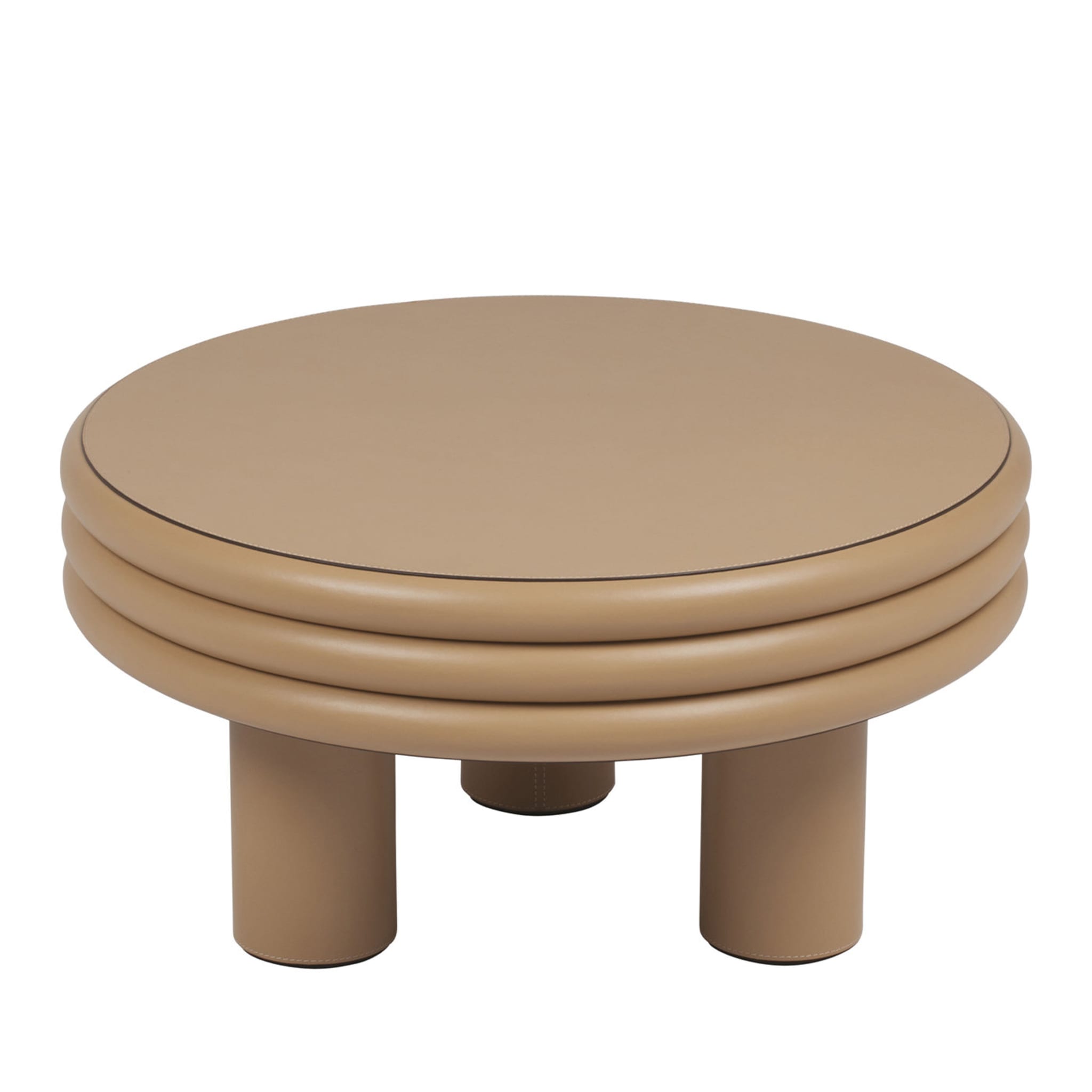 Scala Beige Low Round Coffee Table - Main view