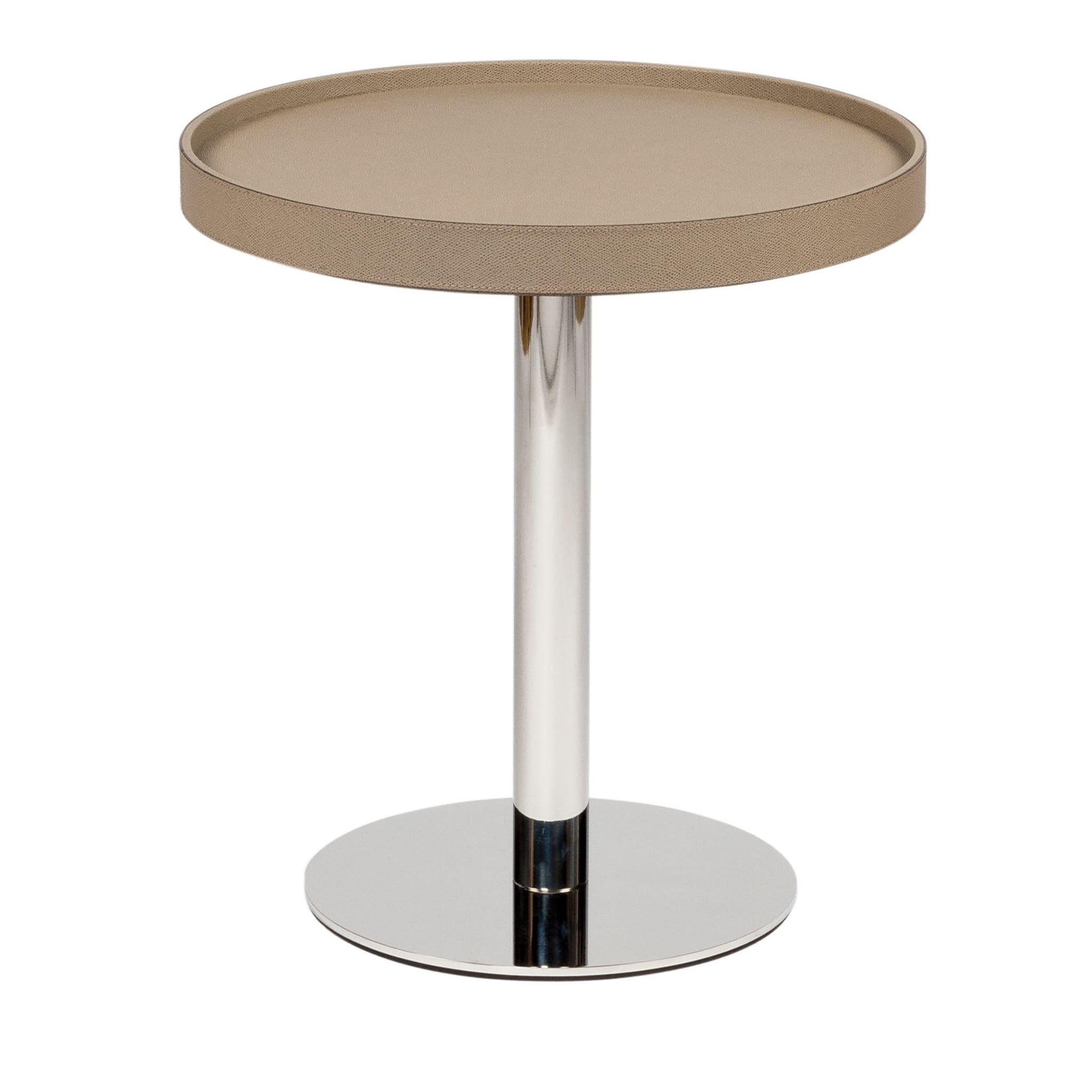 Ivan Round Side Table with Tray - Main view