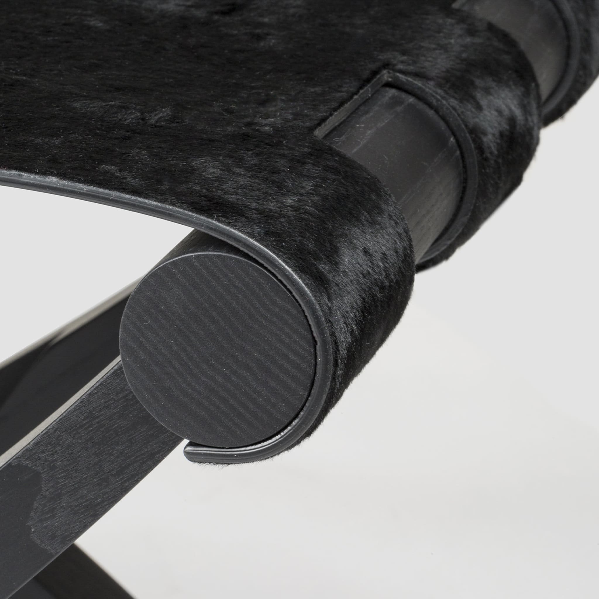 Arturo Black Folding Stool/Luggage Rack - Alternative view 1