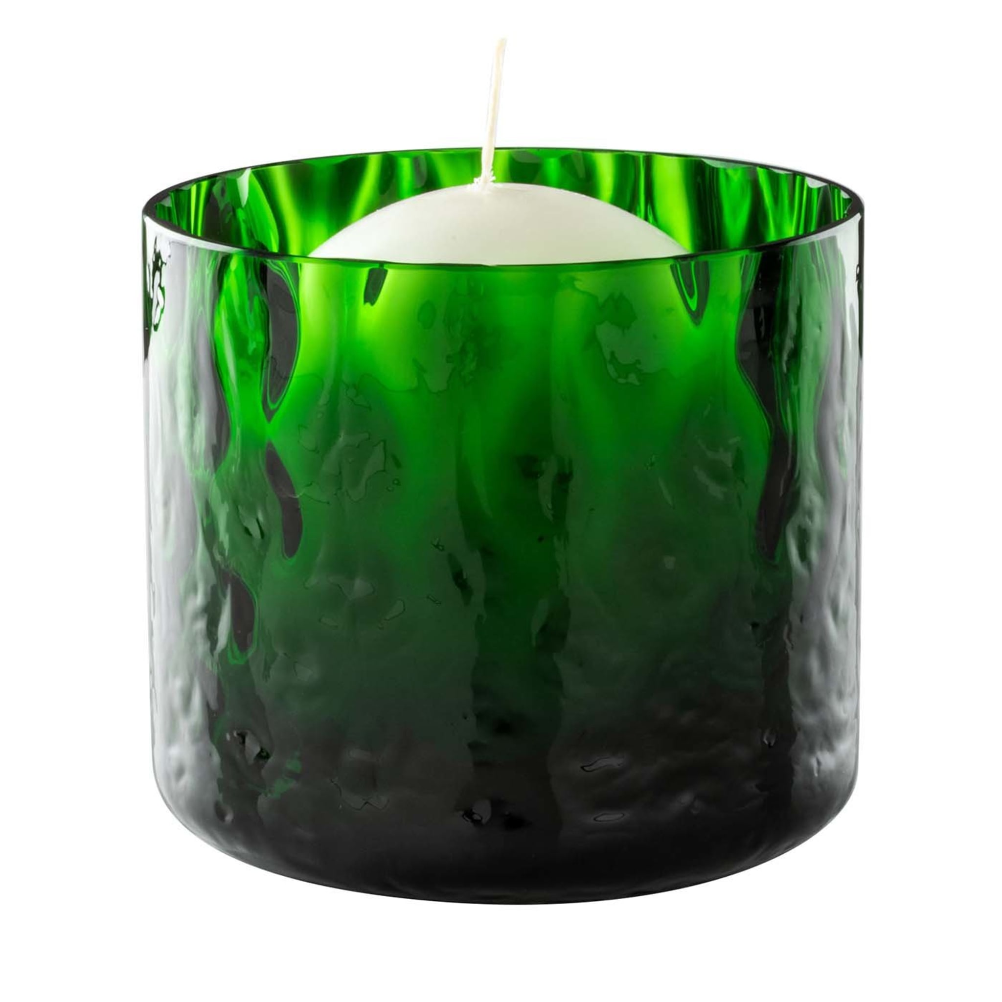 Night in Venice Green Votive Candle Holder - Main view