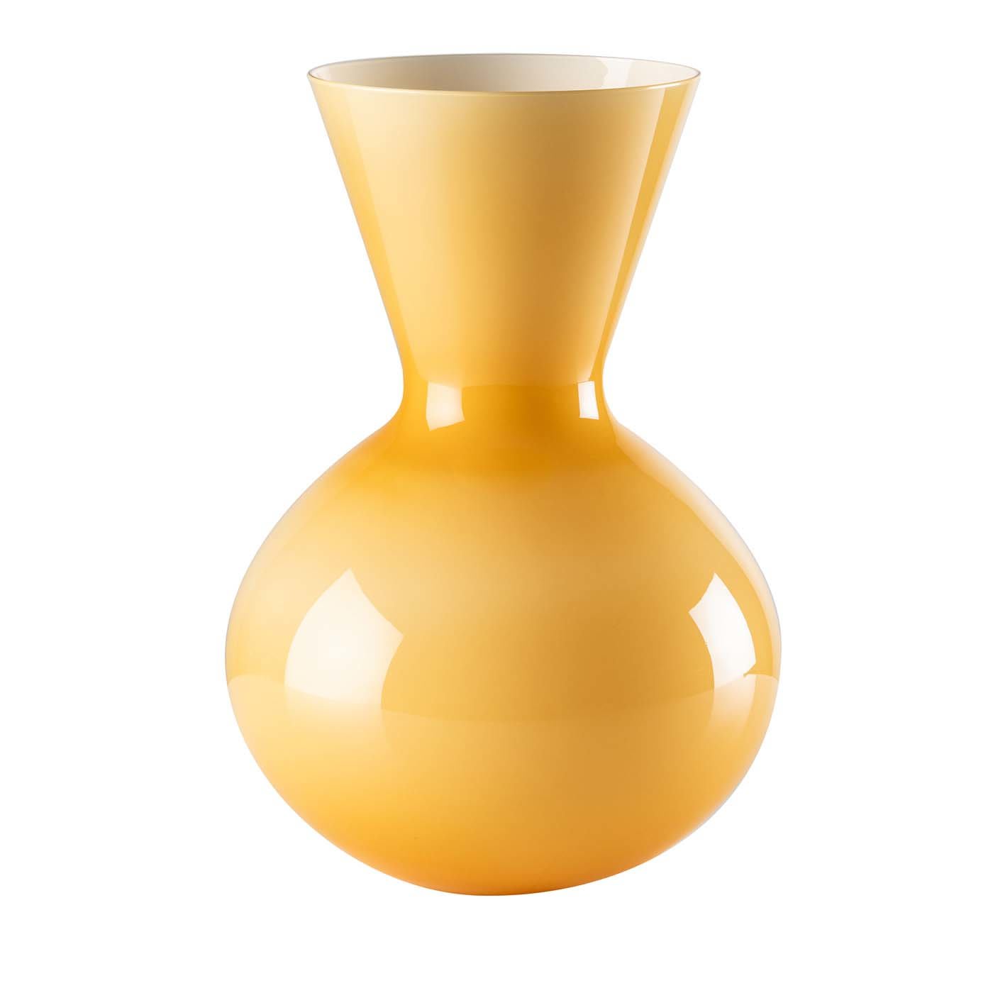 Idria Tall Yellow Vase Venini | Artemest