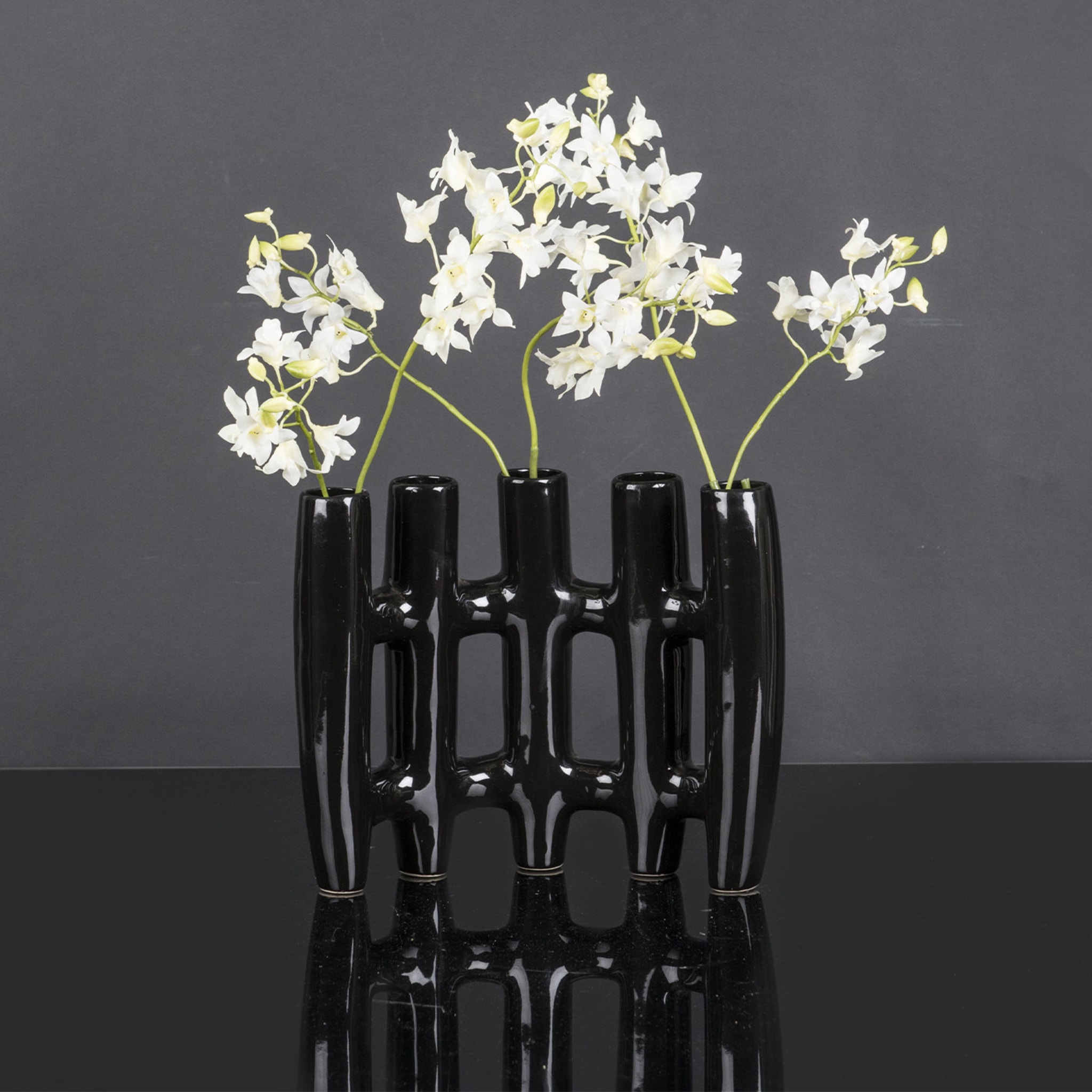 Vase à bourgeons noir - Vue alternative 4