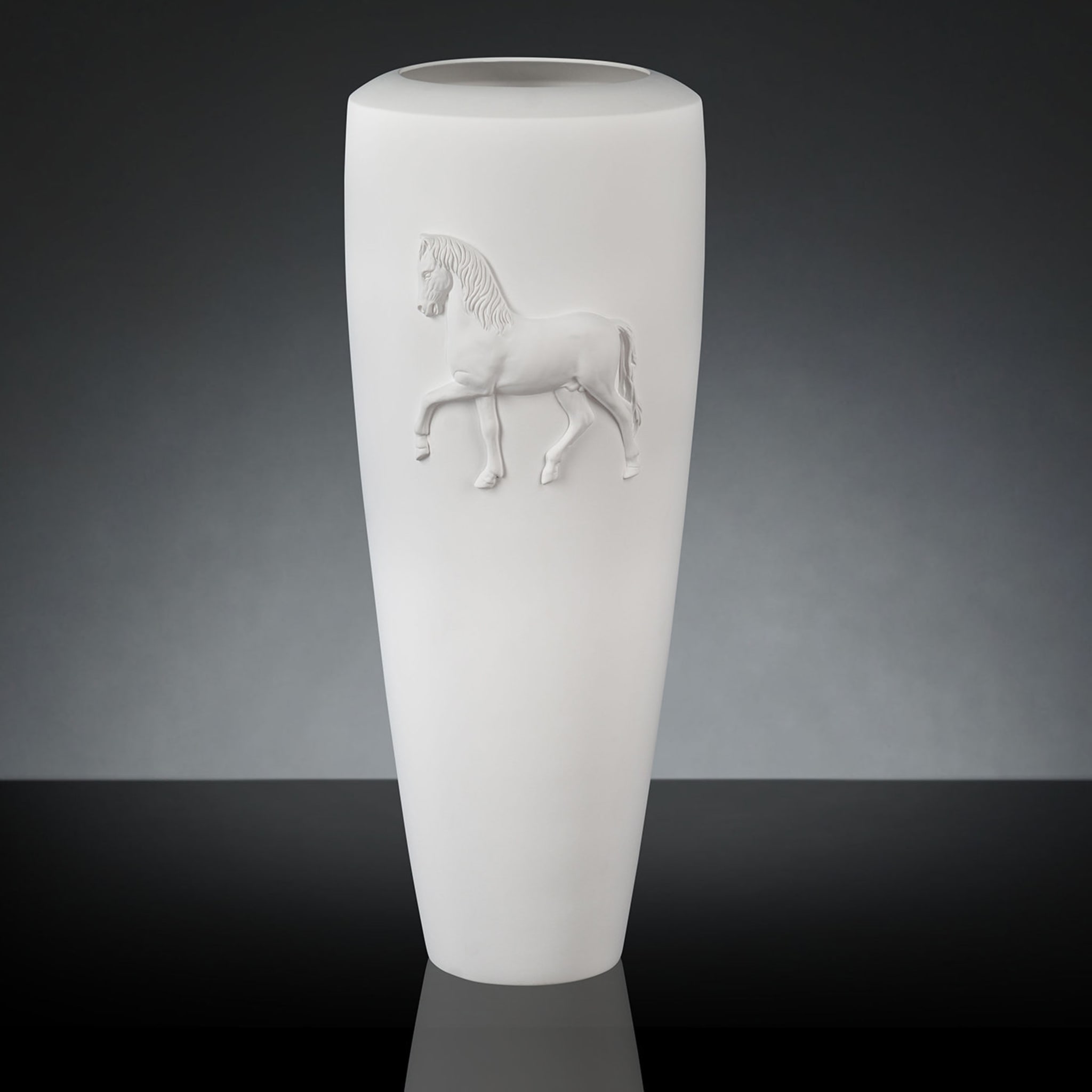 Obice Horse White Vase - Alternative view 1