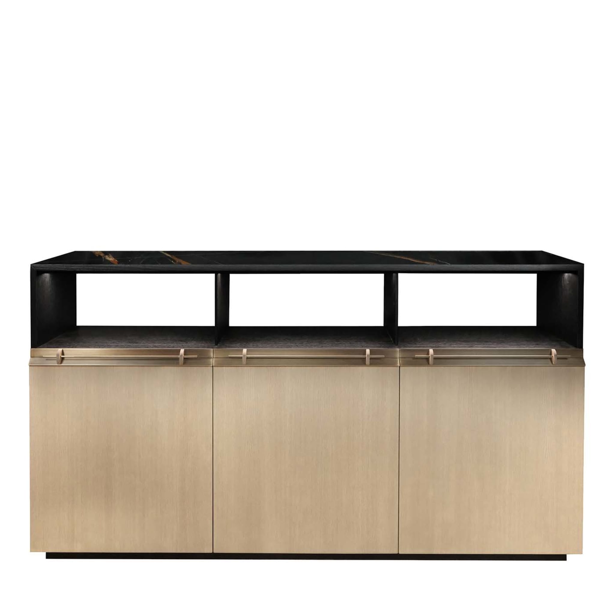 Asta Sideboard with Black Guinea Marble Top - Main view