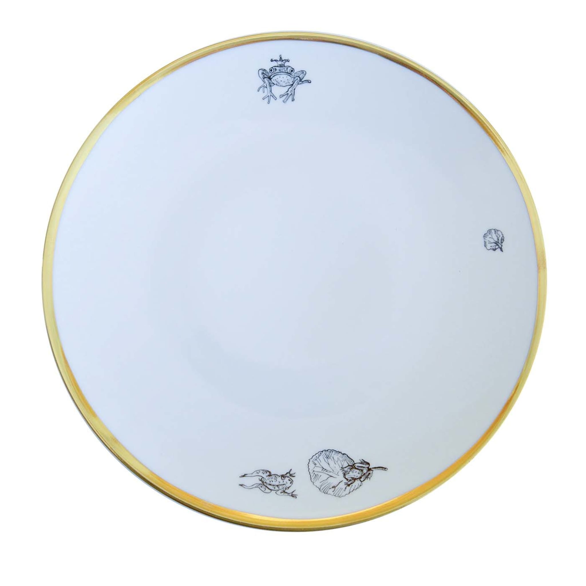 Frog Prince Dinner Plate - Animalarium Collection - Main view
