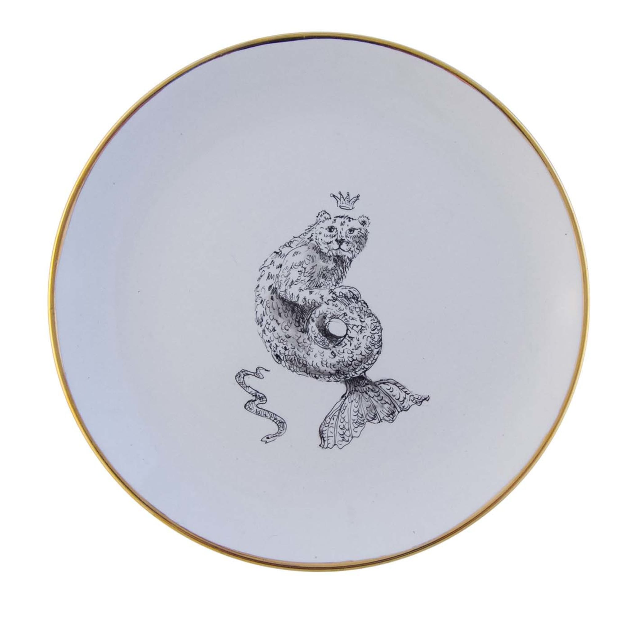 Wingedleo Dinner Plate - Animalarium Collection - Main view