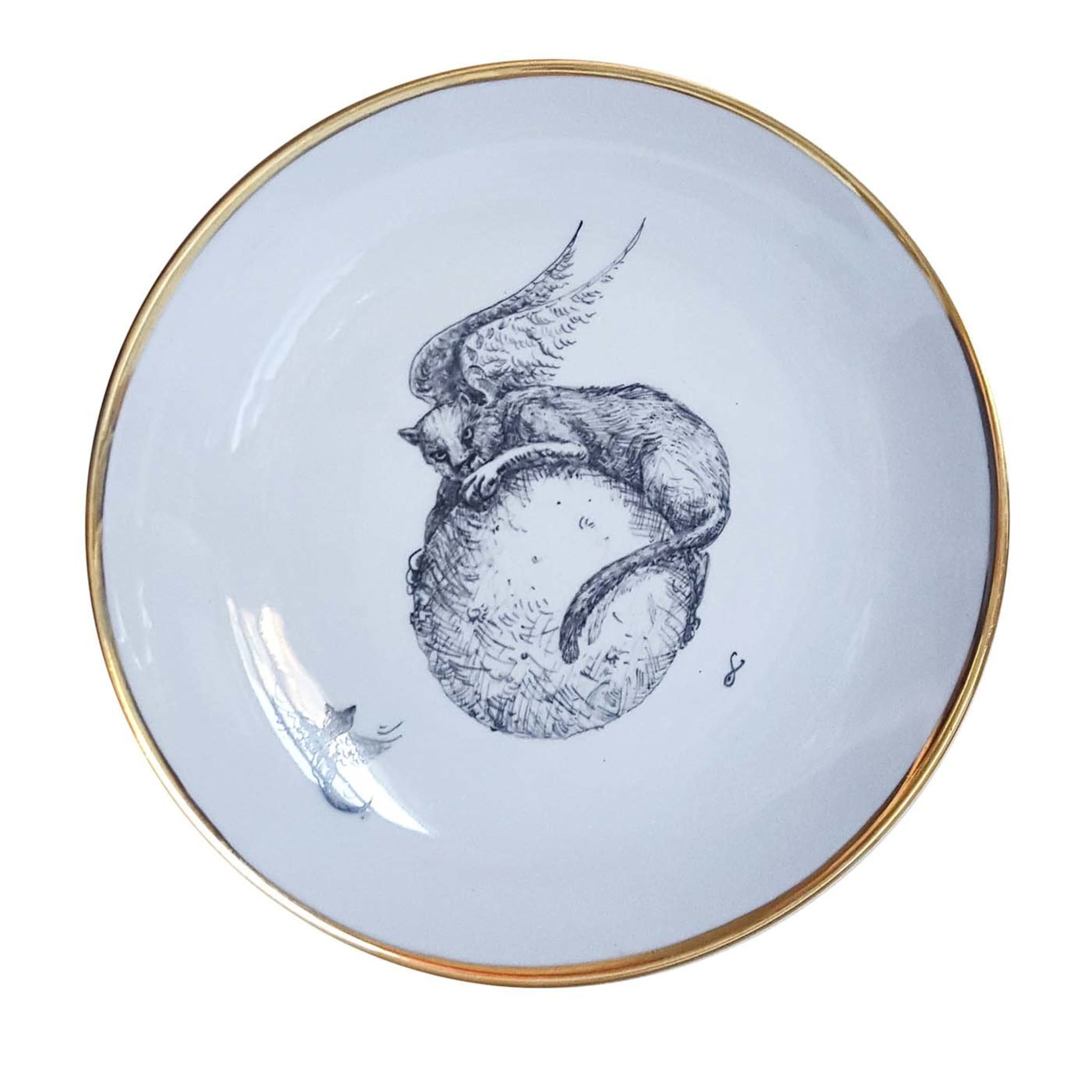 Panther Dinner Plate - Animalarium Collection - Main view