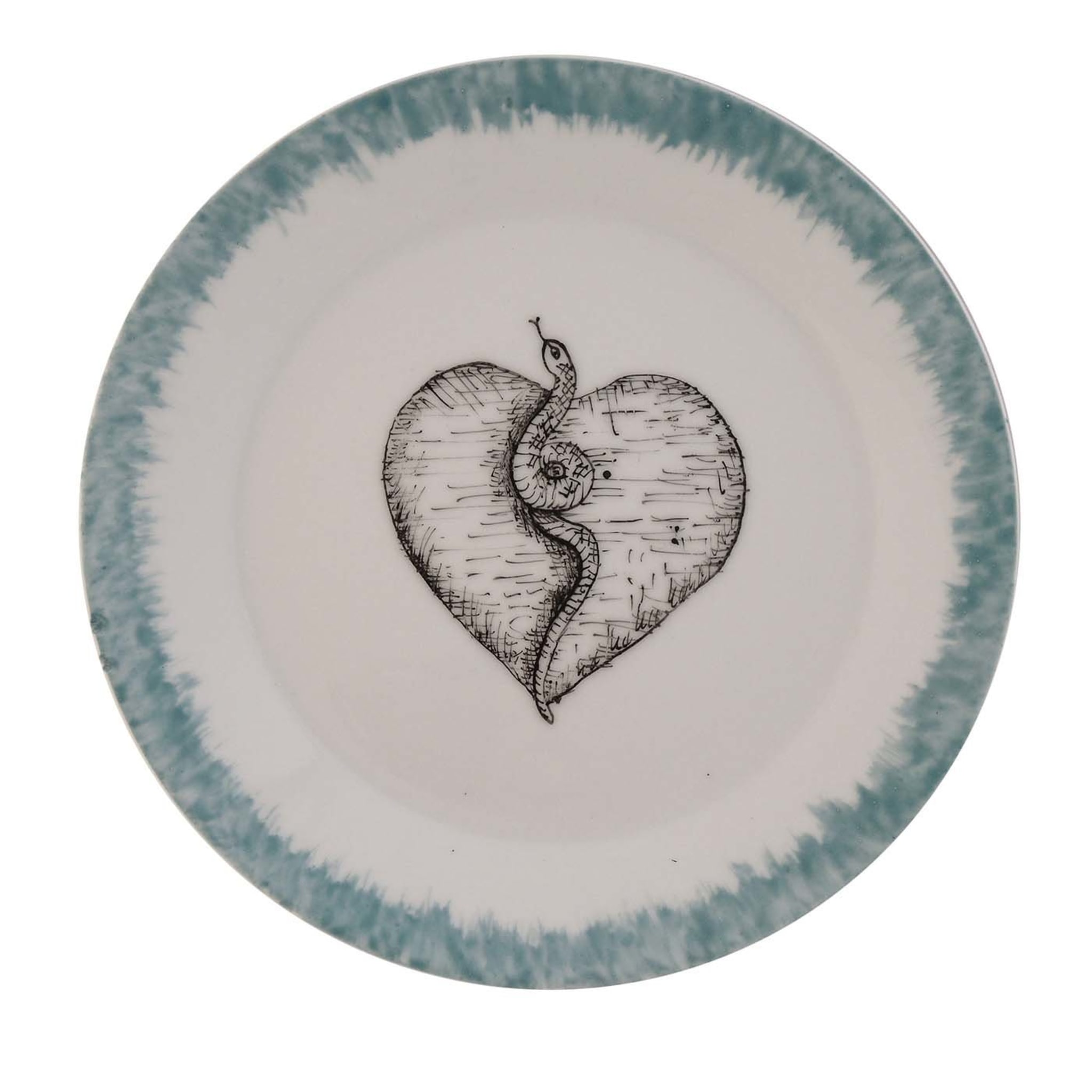 Snake Heart Plate - Hearts collection - Main view