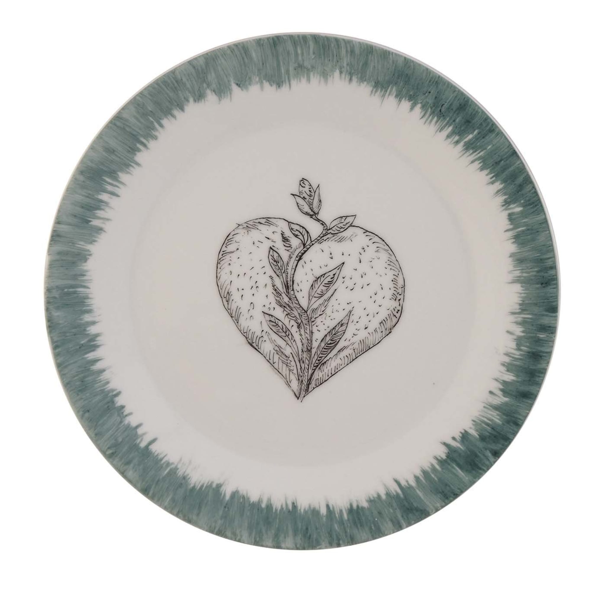 Tulip Heart Plate - Hearts collection - Main view