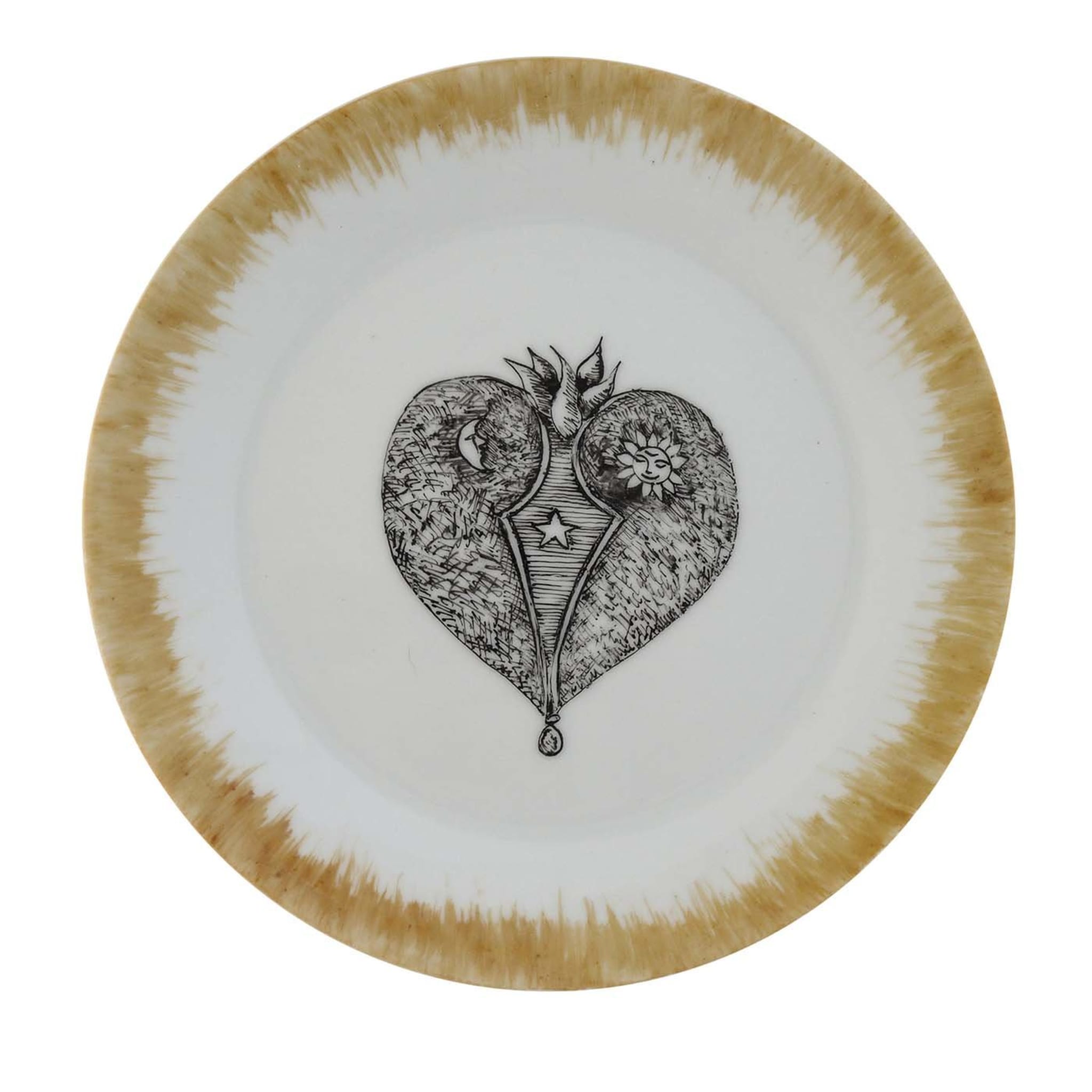 Stars Heart Plate - Hearts collection - Main view
