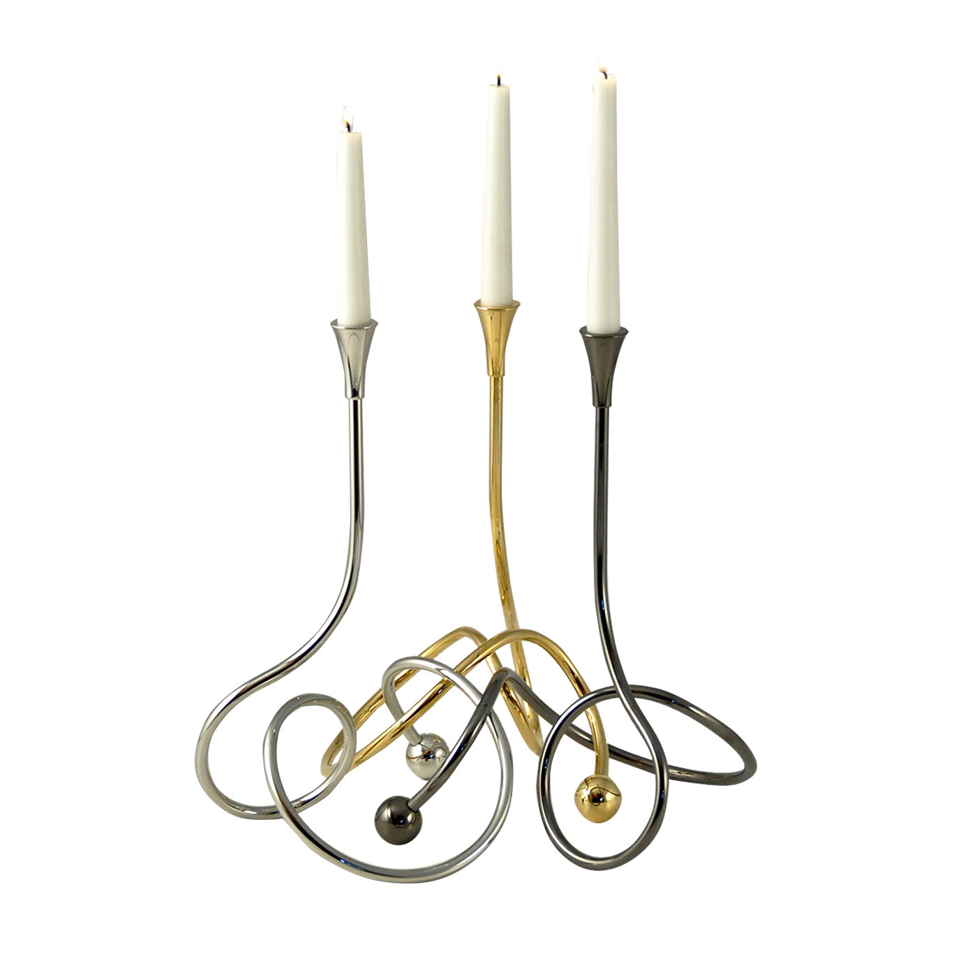 Malibù Set of 3 Candle Holders - Guido Niest