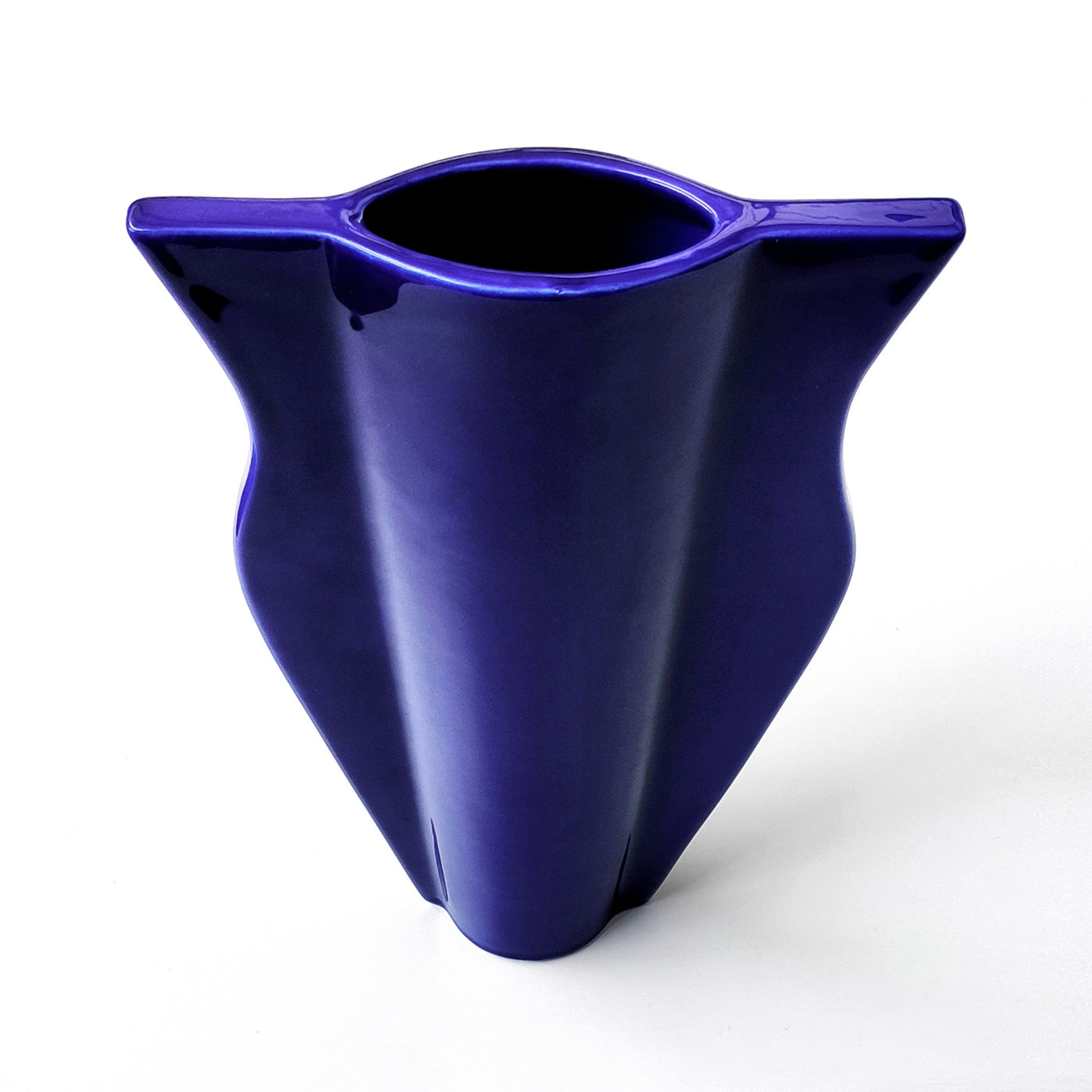 Schiacciato 1 Blue Vase - Alternative view 1